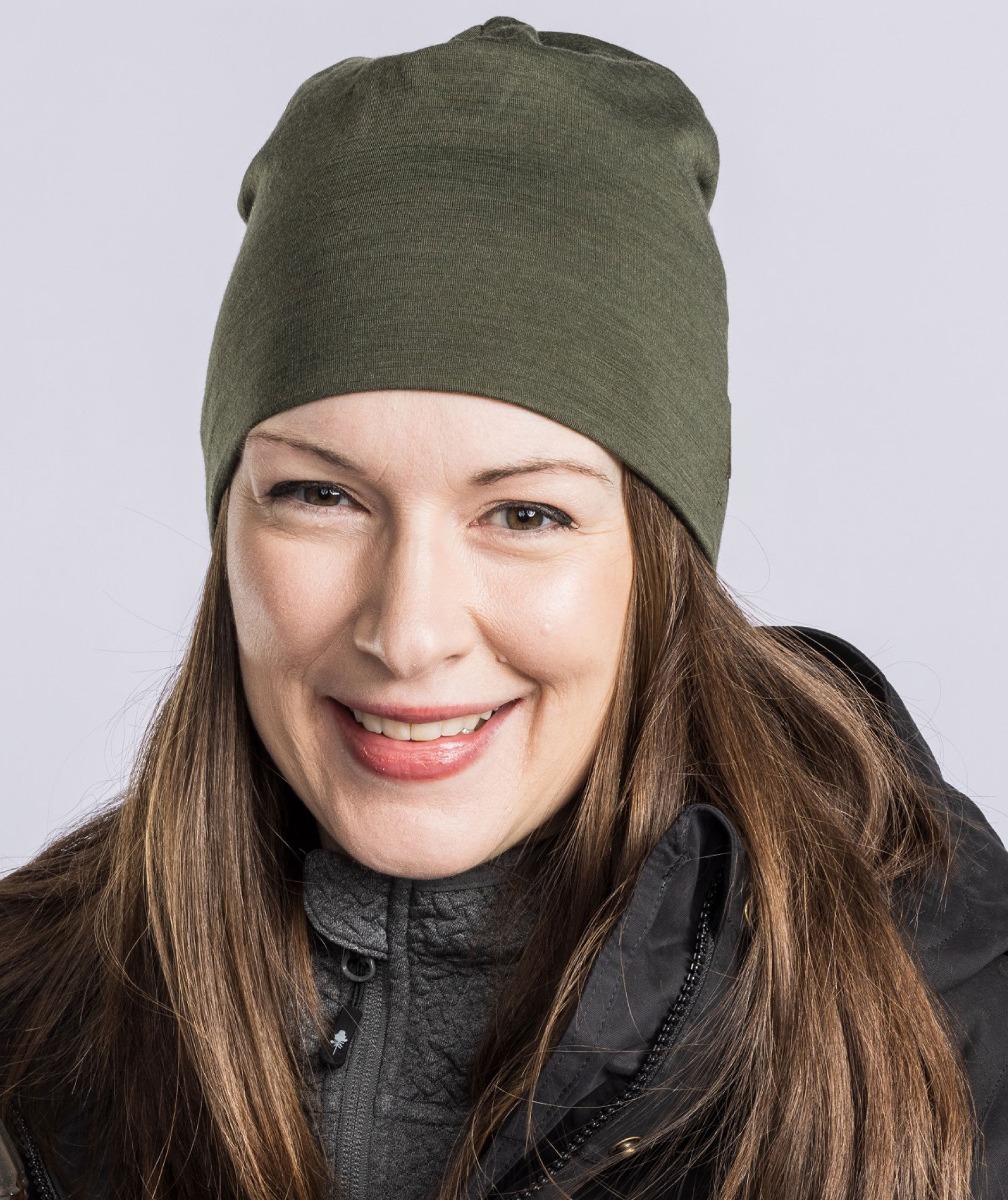 Pinewood&nbsp;hue med merinould, Moss green