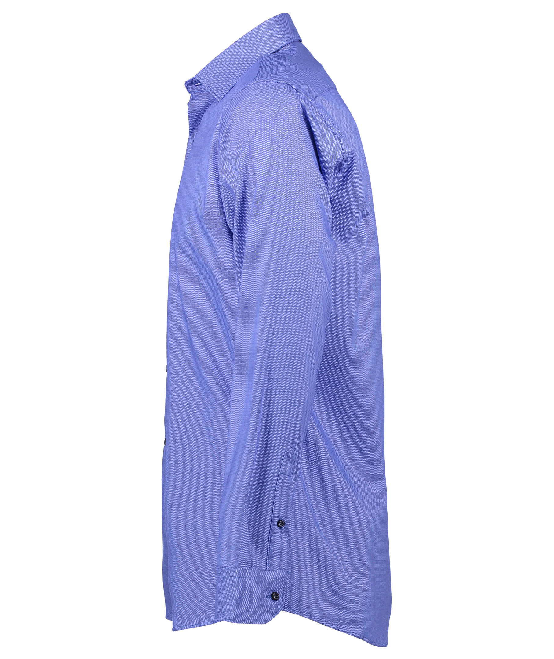 Seven Seas Dobby Royal Oxford Slim fit skjorta, Fransk Bl&aring;, large image number 3