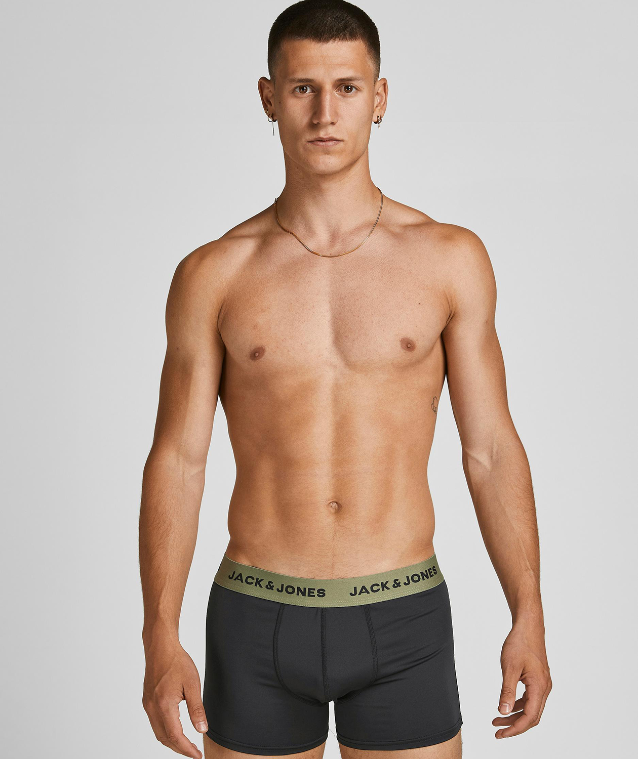 Jack & Jones JACFLOWER 3-pak boxershorts, Sort, large image number 5