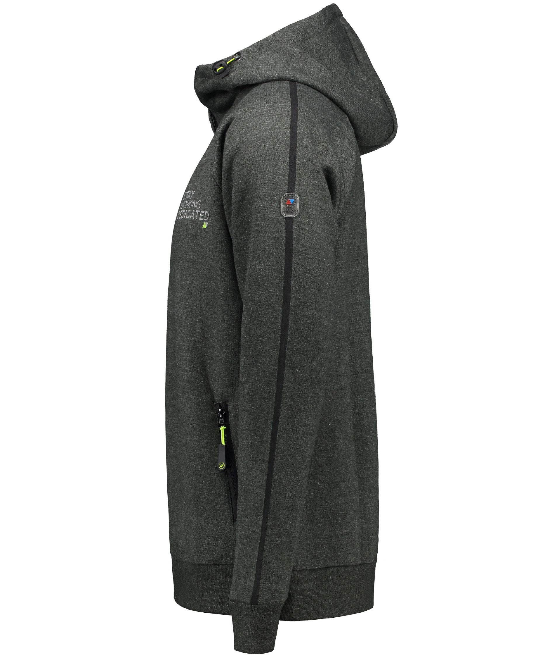 Terrax fodrad cardigan, M&ouml;rkgr&ouml;n, large image number 7