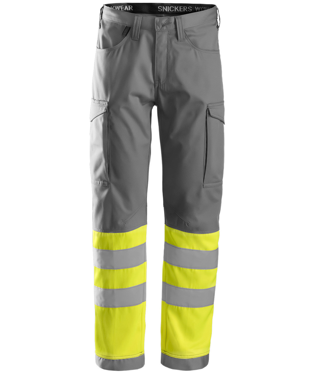 Snickers arbetsbyxa 6900, Gr&aring;/Gul