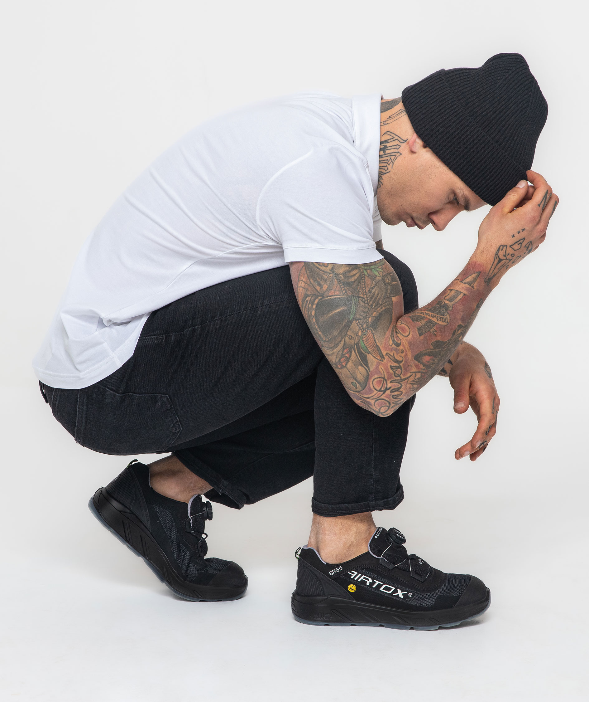 Airtox SR55 skyddsskor S1P, Svart, large image number 10