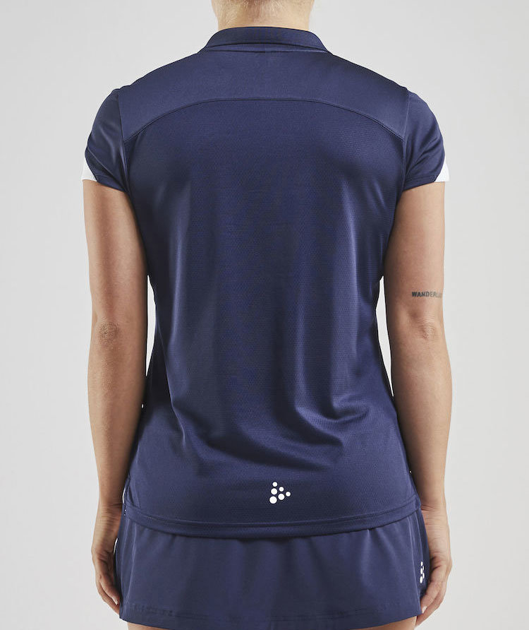 Craft Pro Control Impact Damen Poloshirt, Navy/White, large image number 2