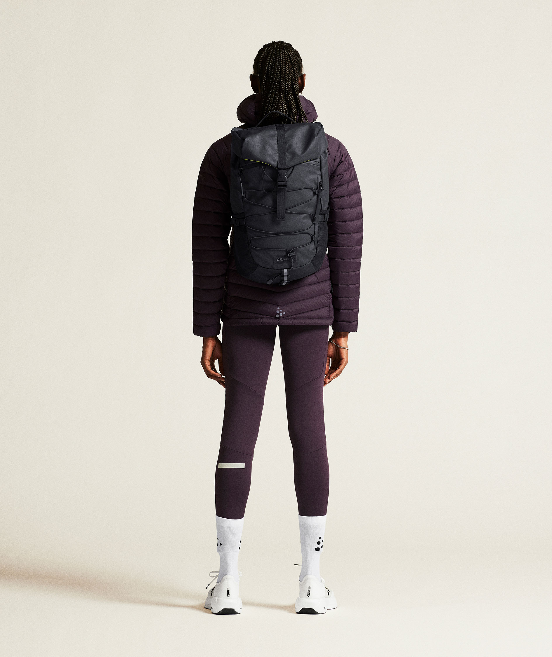 Craft ADV Explore Light women's down jacket, Dk Plum, large image number 9