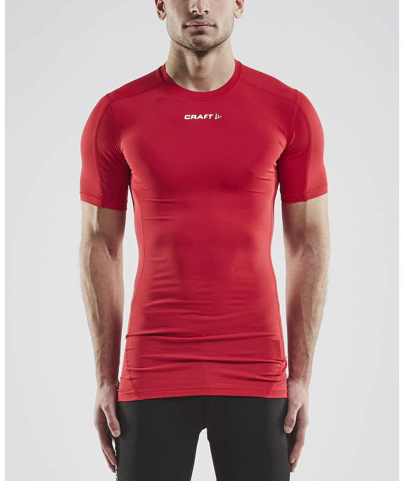 Craft Pro Control kompression T-shirt, Bright red