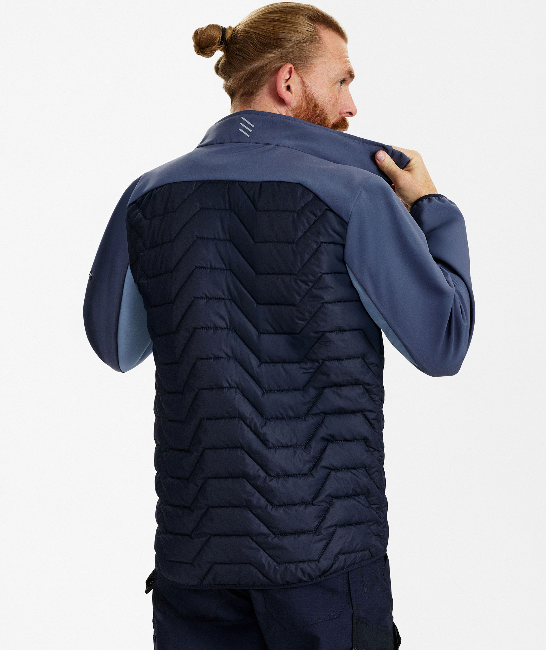 Engel Entire hybrid jacket, Deep Blue/Dark Sea, large image number 4