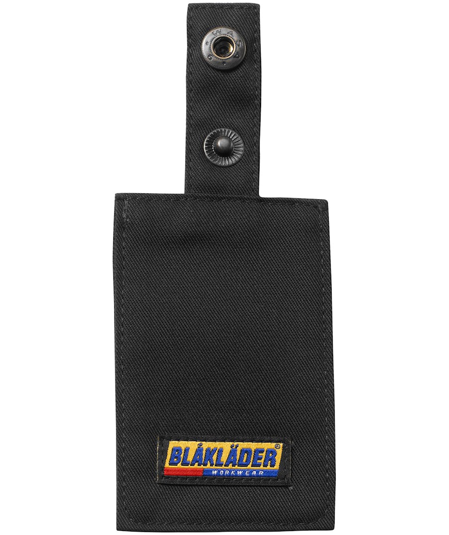 Bl&aring;kl&auml;der ID-lomme, Svart, Svart, large image number 1