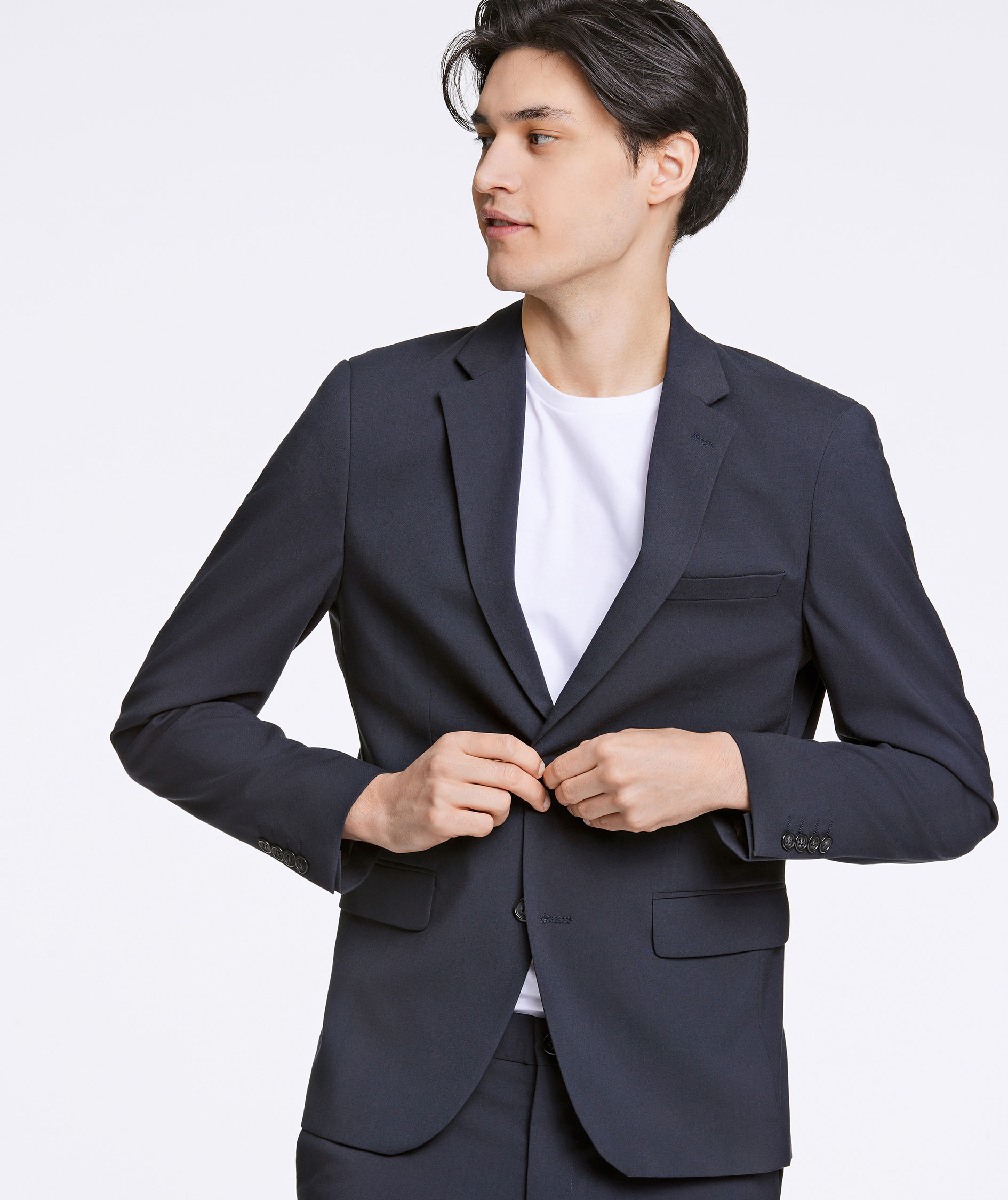 Lindbergh slim fit blazer, Navy, large image number 6