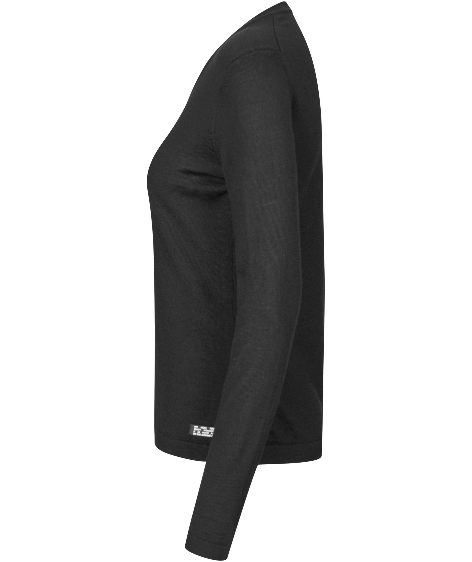 Seven Seas women's knitted pullover with wool, Black, large image number 2