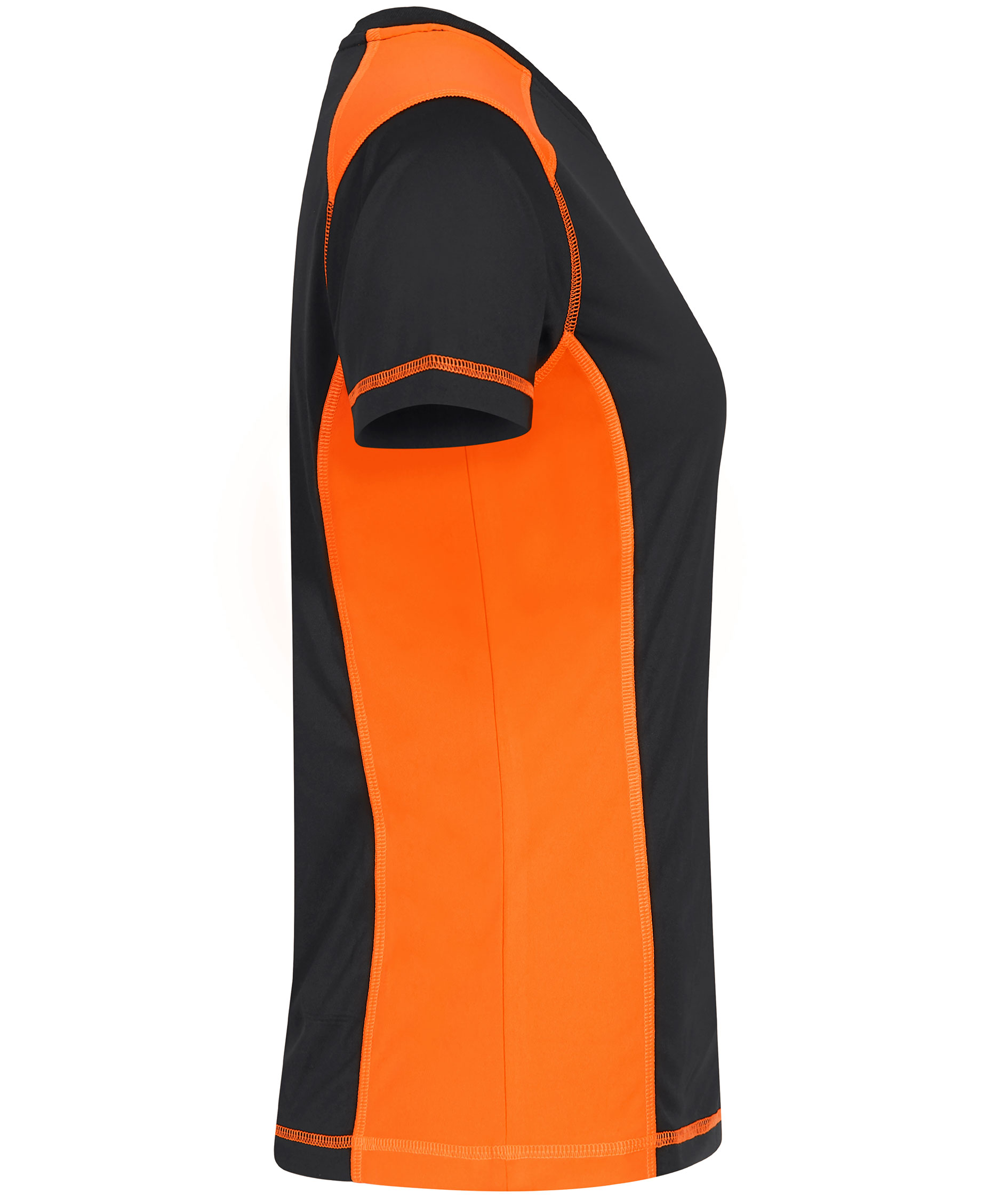 Clique Ambition-T T-shirt dam, Visibility Orange, Visibility Orange, large image number 2