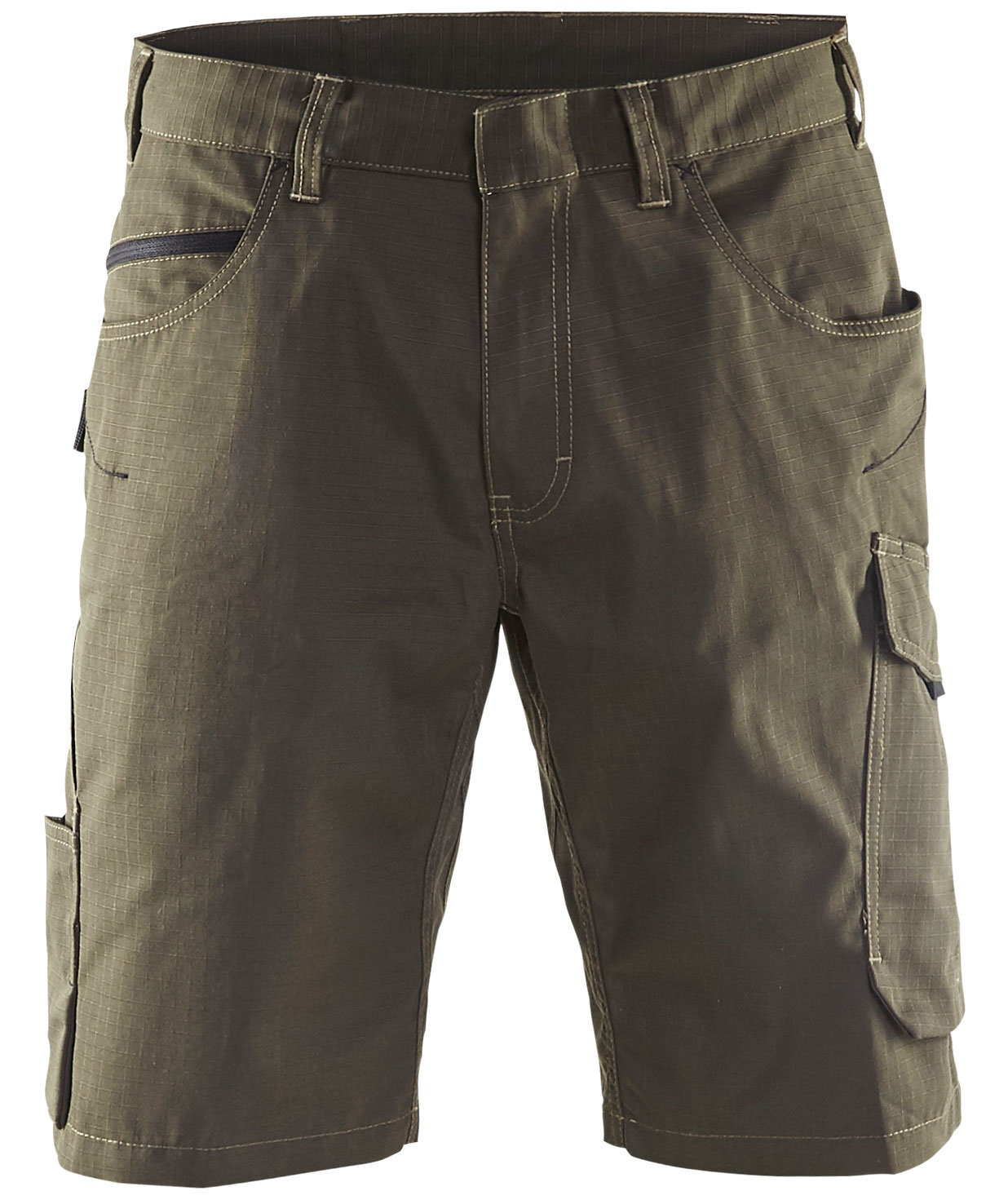 Bl&aring;kl&auml;der Unite arbejdsshorts, Olivengr&oslash;n/Sort