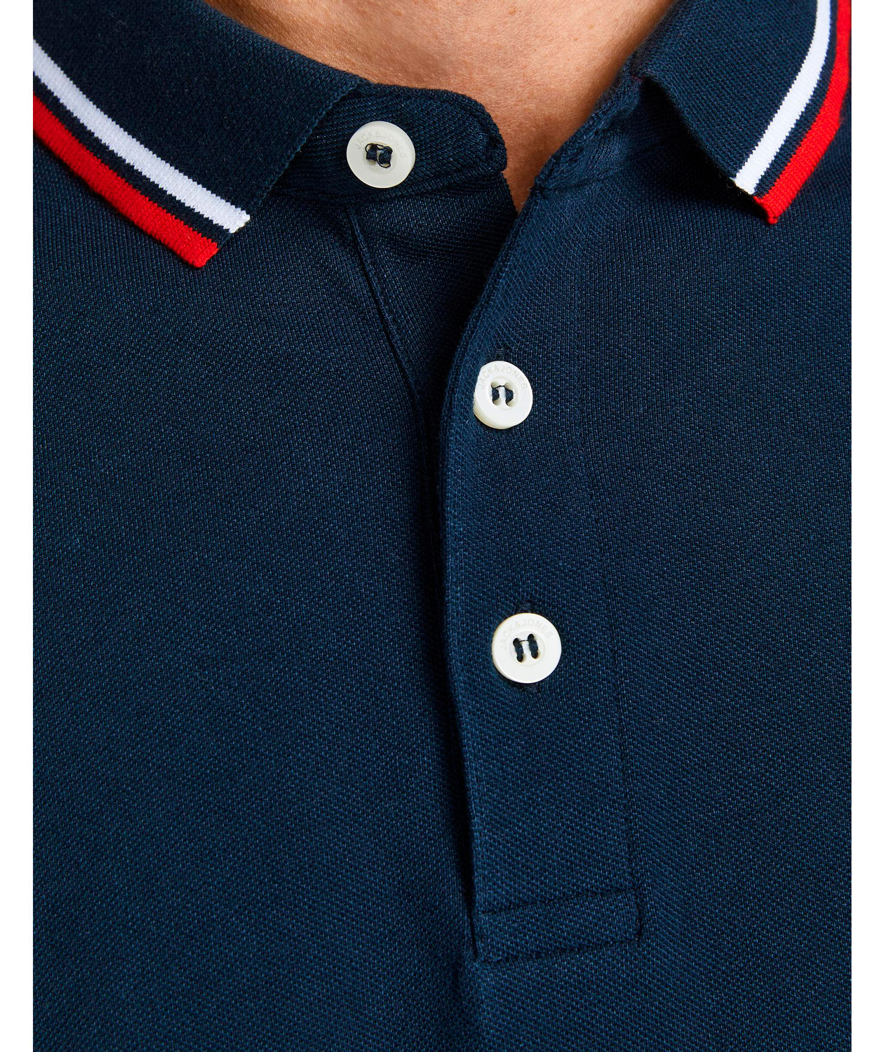 Jack & Jones JJEPAULOS Polo T-shirt, Navy Blazer, large image number 4