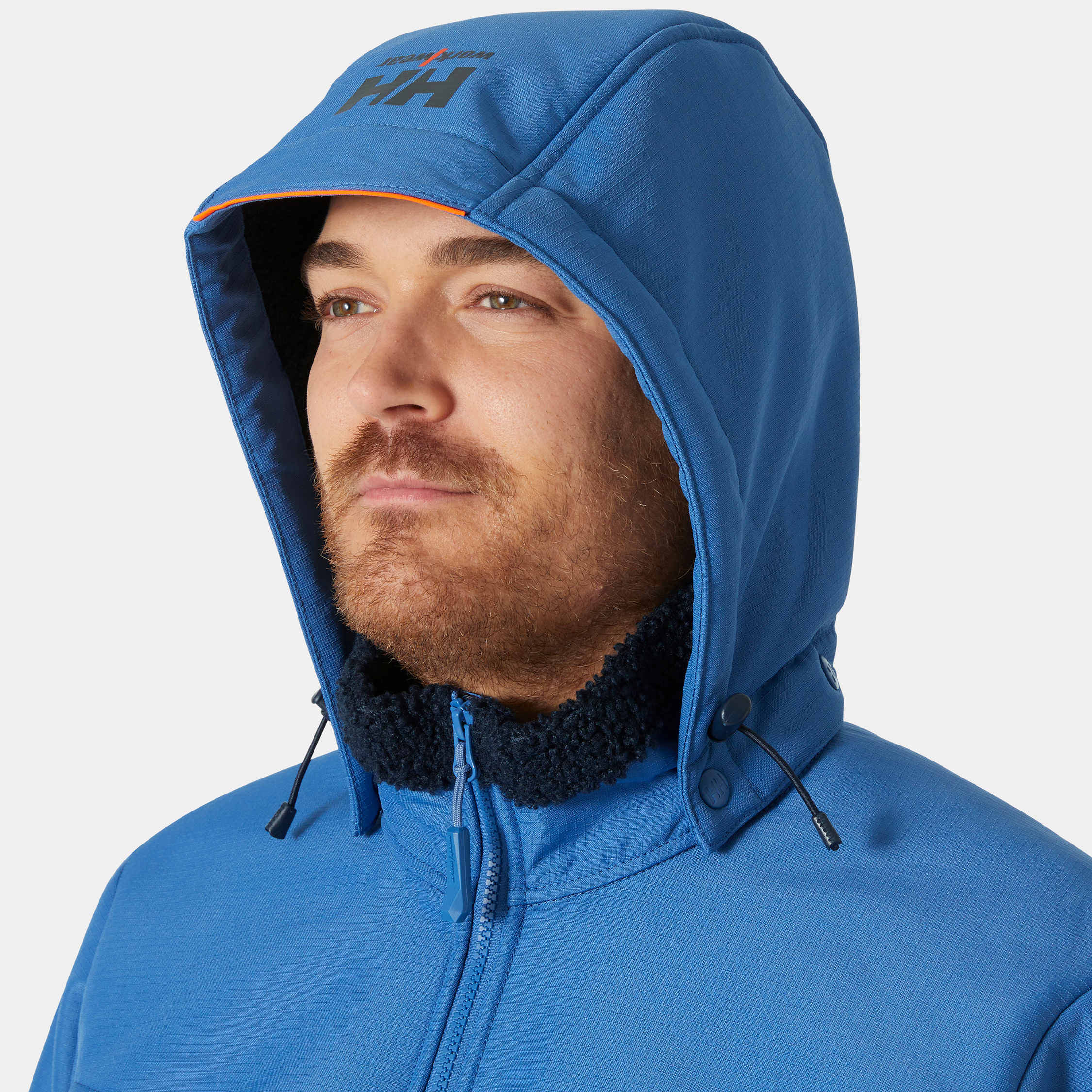 Helly Hansen Oxford softshell vinterjacka, Navy/Stone blue, large image number 4