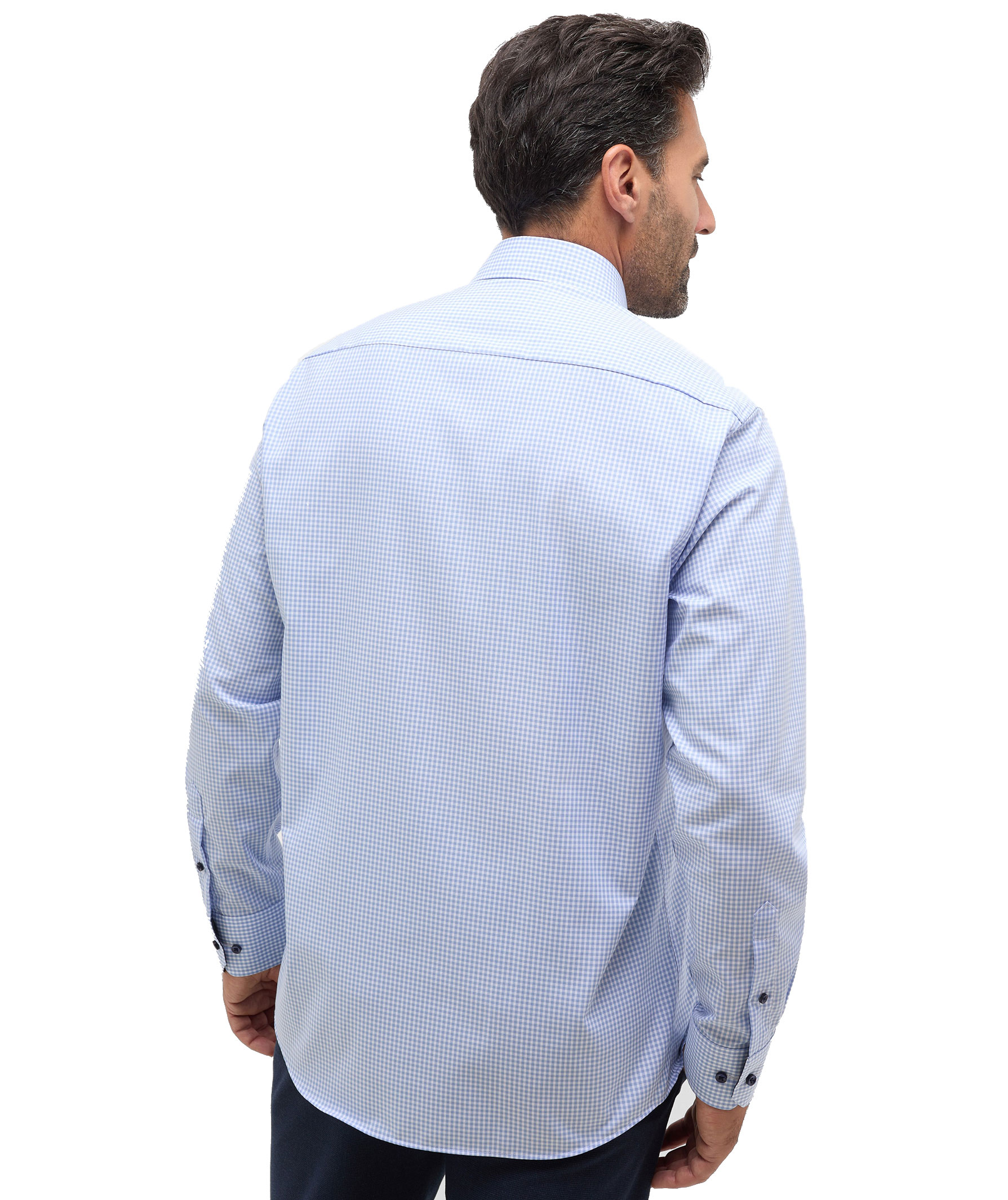 Eterna Poplin Comfort fit skjorta, Light blue, large image number 2