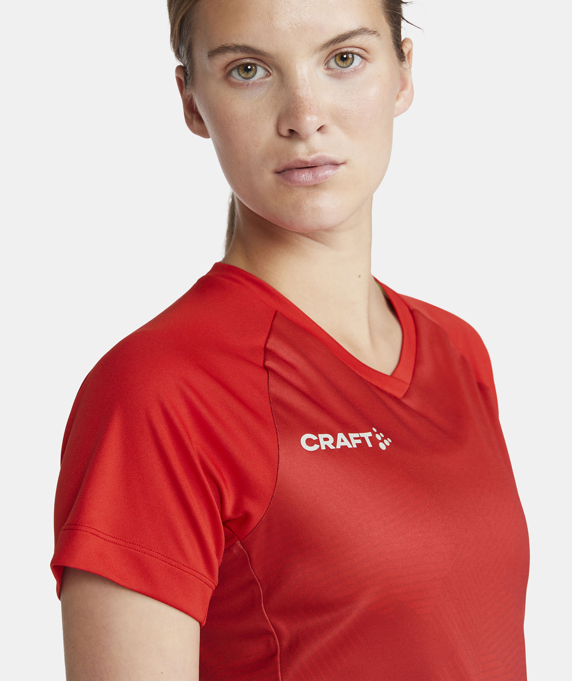 Craft Premier Fade Jersey T-shirt dam, Bright red, large image number 3
