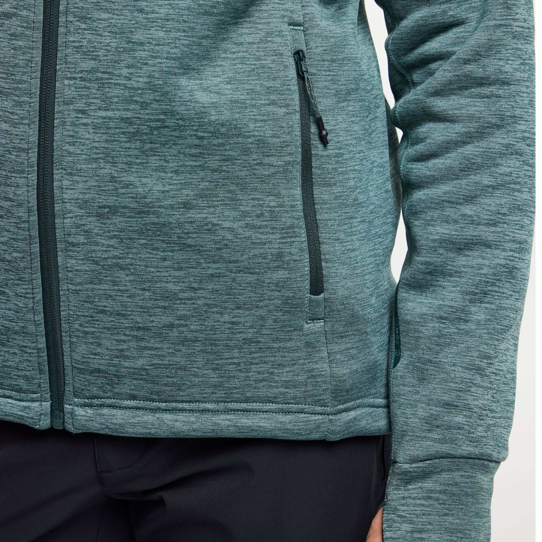 Tenson TXlite hoodie with full zipper, Green, large image number 7