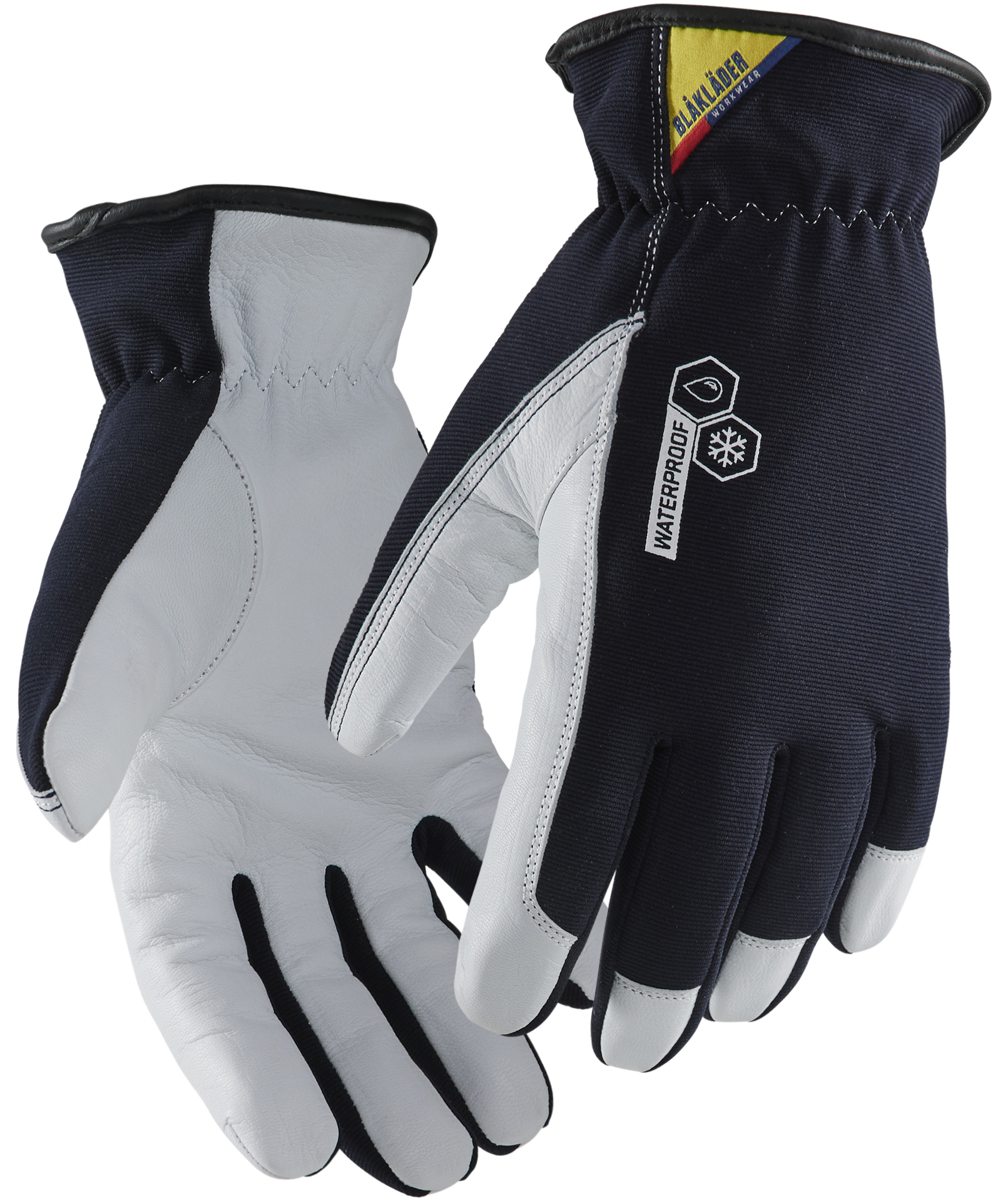 Bl&aring;kl&auml;der work gloves, Dark Marine/White