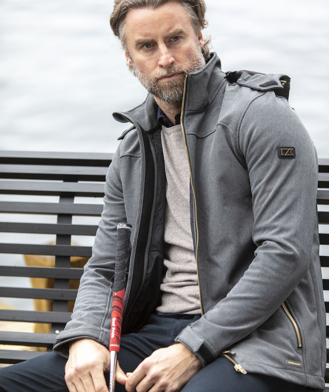 Cutter & Buck Whittier jacka, Anthracite melange, large image number 1