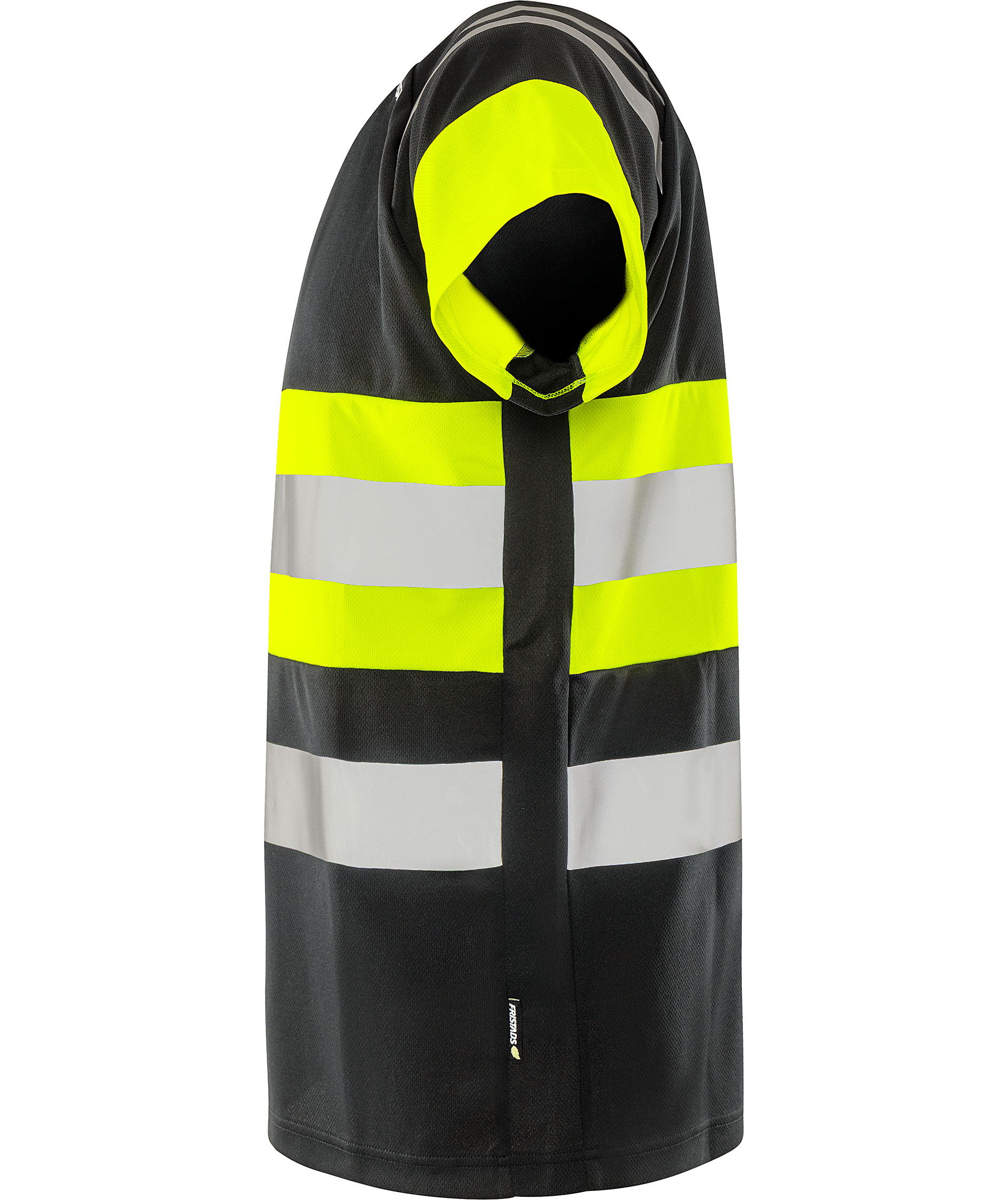 Fristads&nbsp;Green T-shirt 7880 GPST, Varsel Gul/Svart, large image number 4