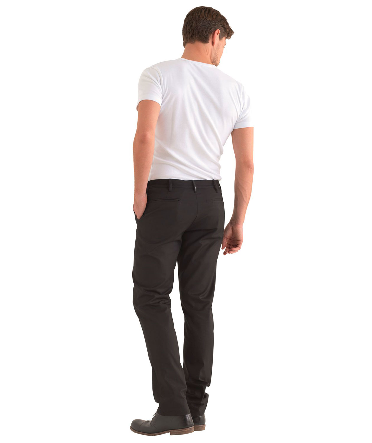 Kentaur&nbsp;chino&nbsp;bukser benl&aelig;ngde 86 cm, Sort, large image number 2