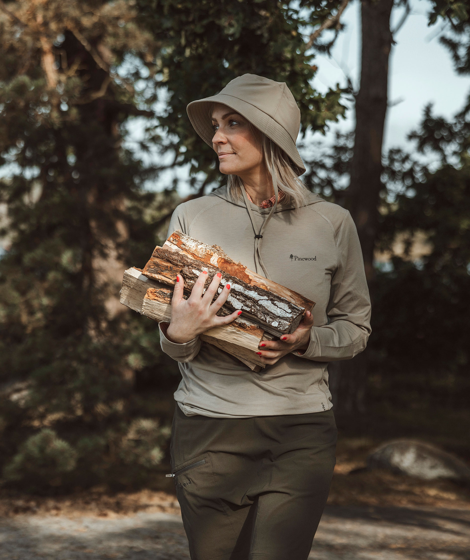 Pinewood&nbsp;NatureSafe b&oslash;llehat, Light Khaki