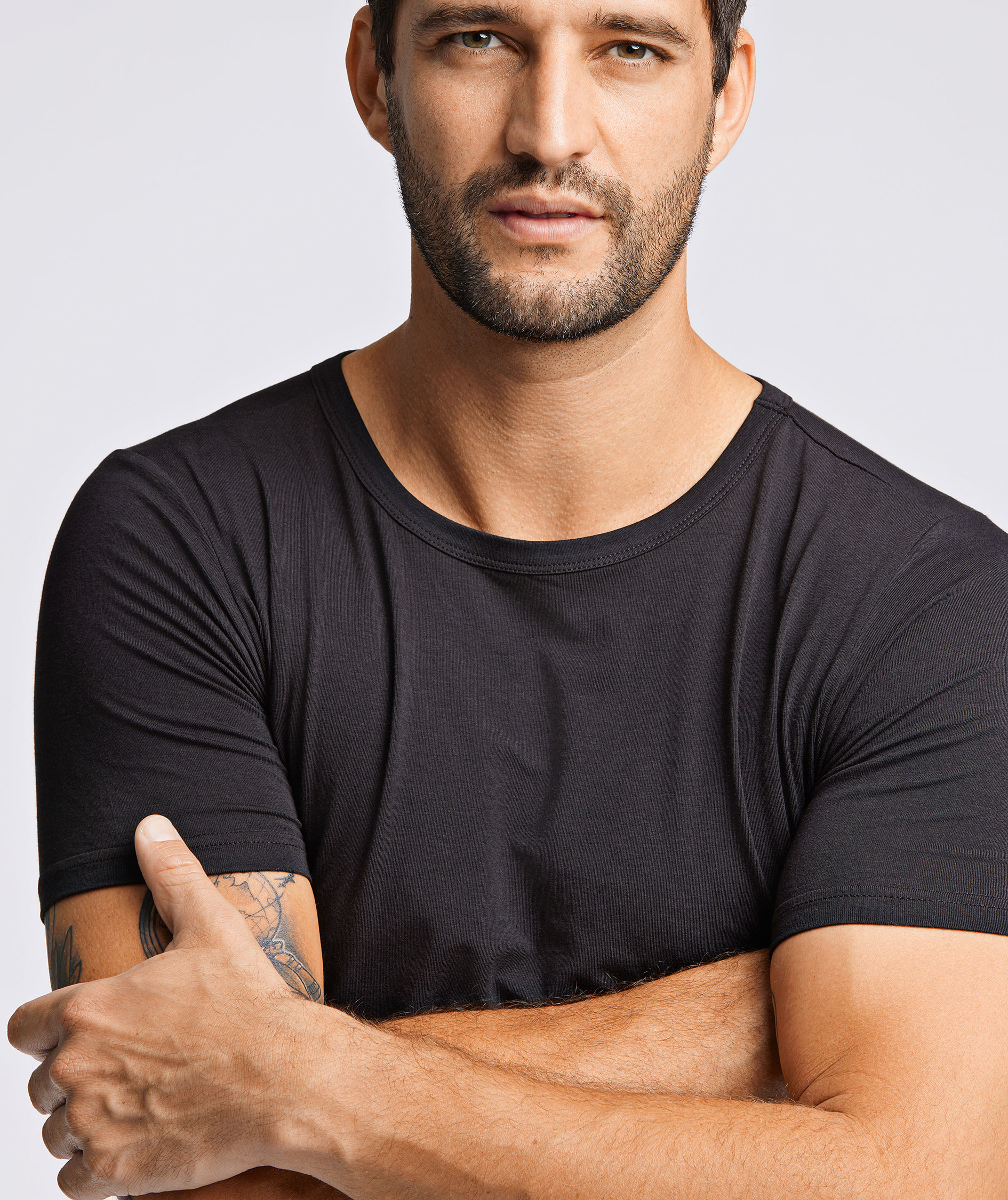 Lindbergh Basic 2-pak T-shirt, Black, large image number 3