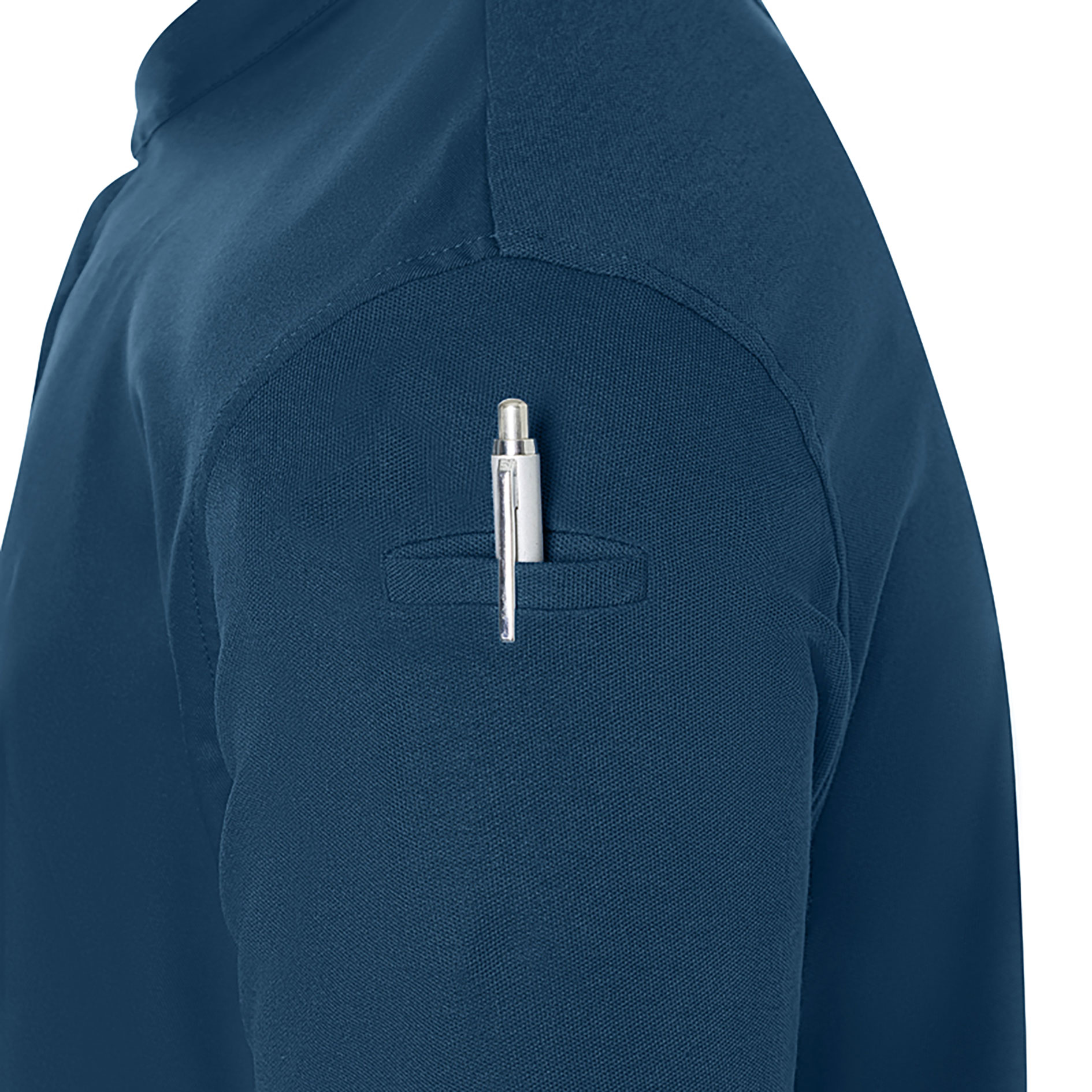 Karlowsky DIAMOND CUT&reg; Avantgarde kort&aelig;rmet kokkejakke, Steel Blue, large image number 6