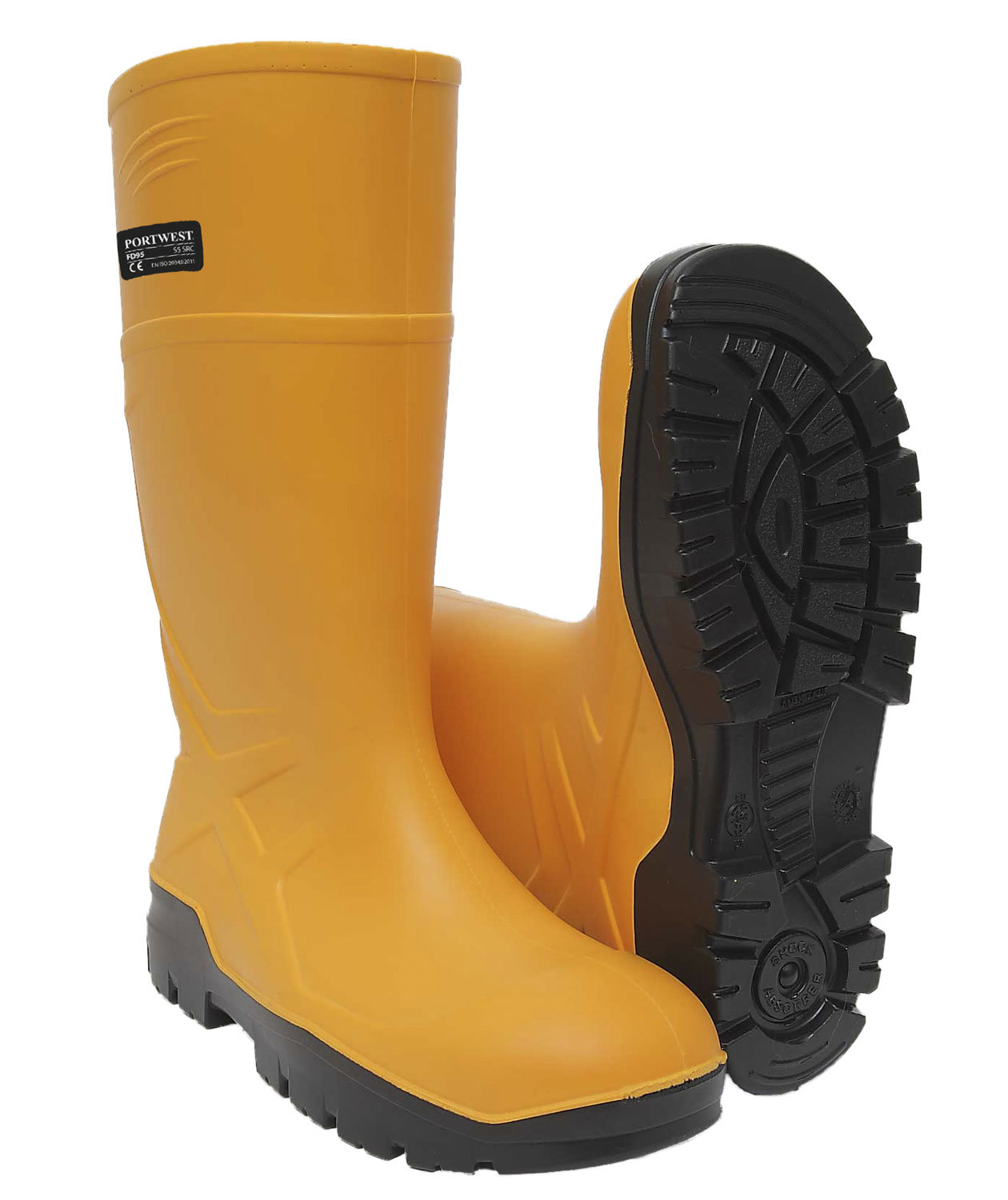 Portwest FD95 PU skyddsgummist&ouml;vlar S5, Gul