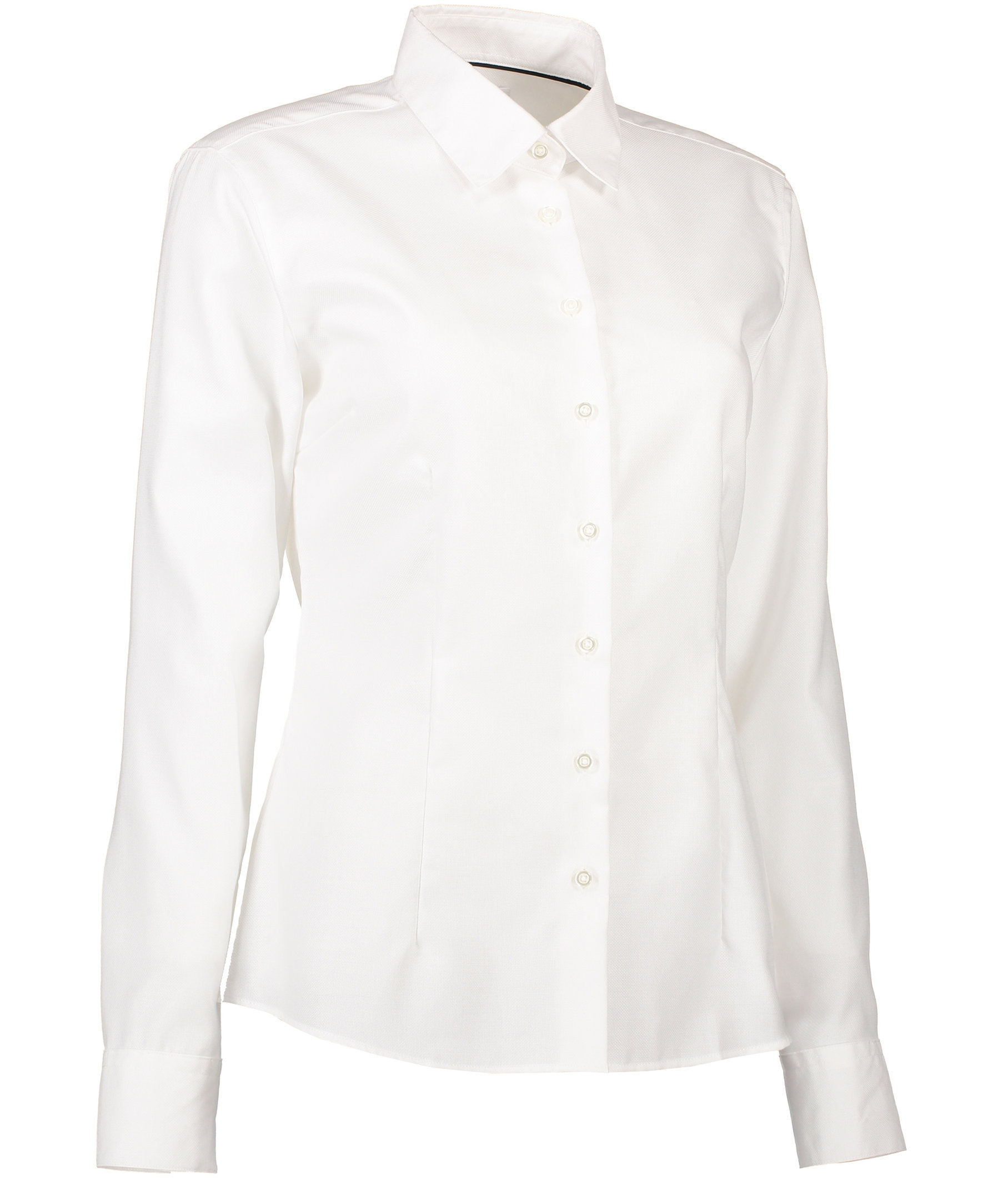 Seven Seas Dobby Royal Oxford modern fit skjorta dam, Vit, large image number 2