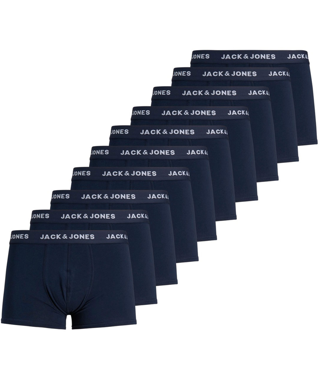 Jack & Jones JACSOLID 10-pack kalsonger, Navy Blazer