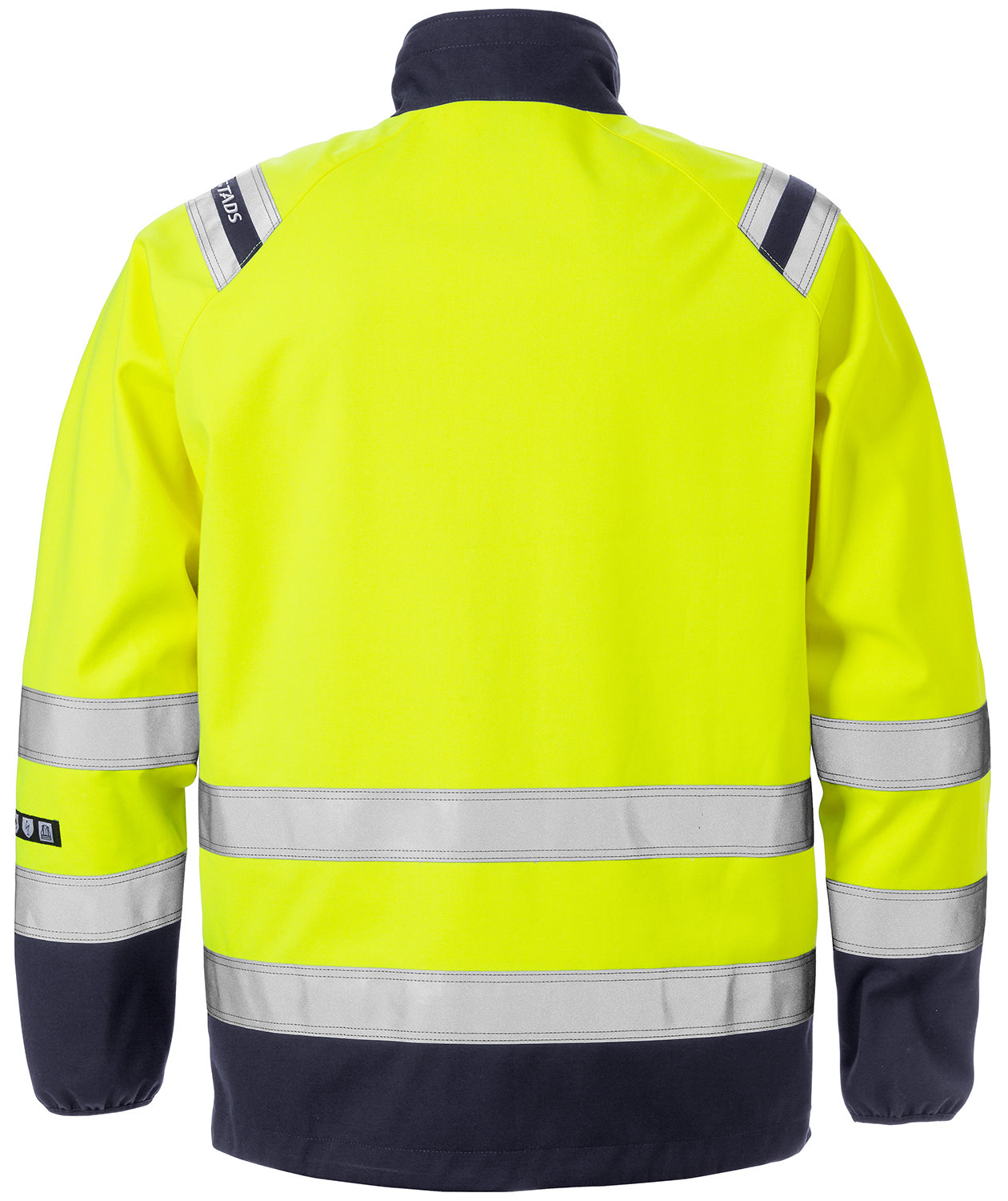 Fristads Flamestat softshelljakke 4016, Hi-Vis gul/marine