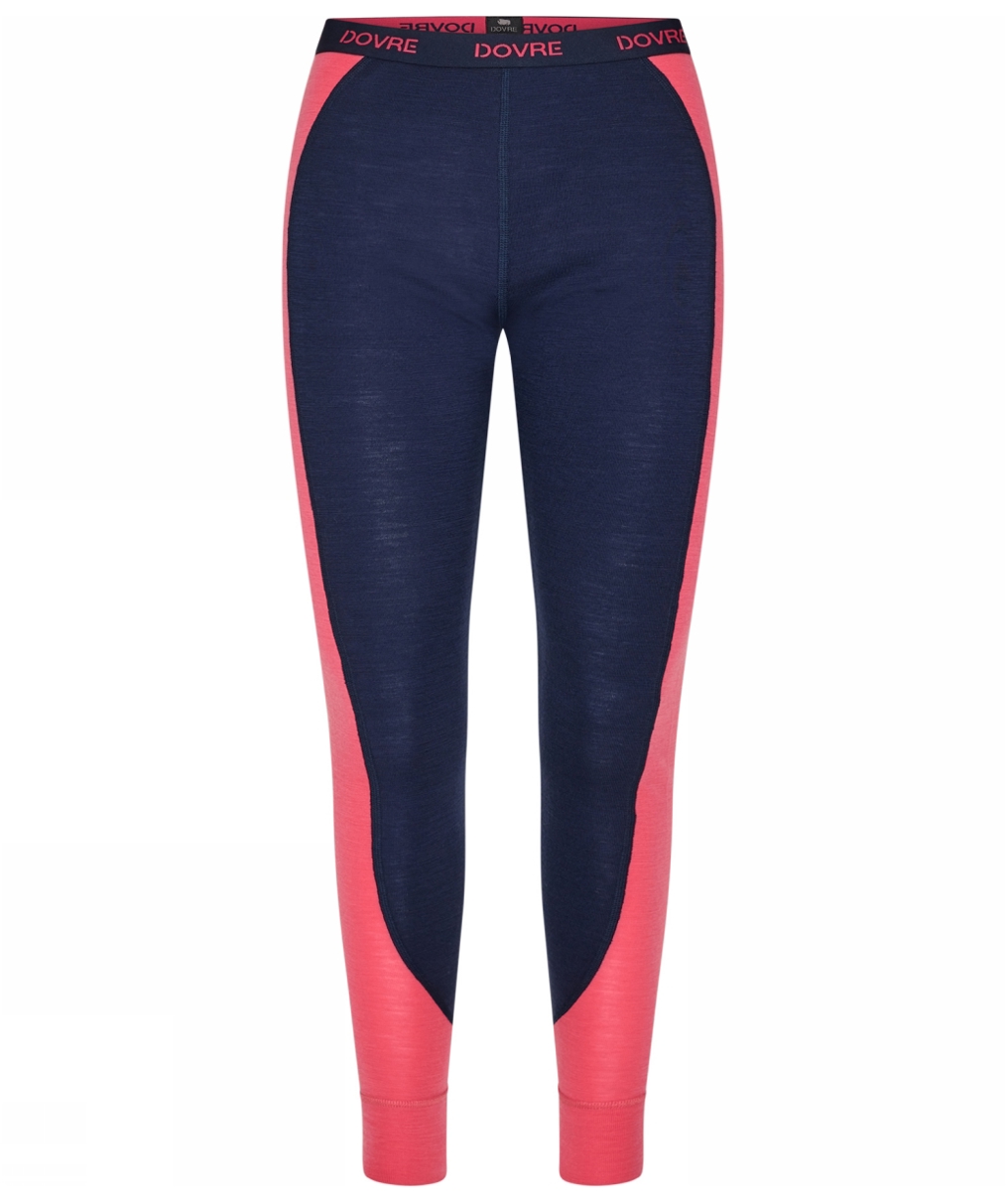 Dovre ull baselayerbyxa dam, Navy