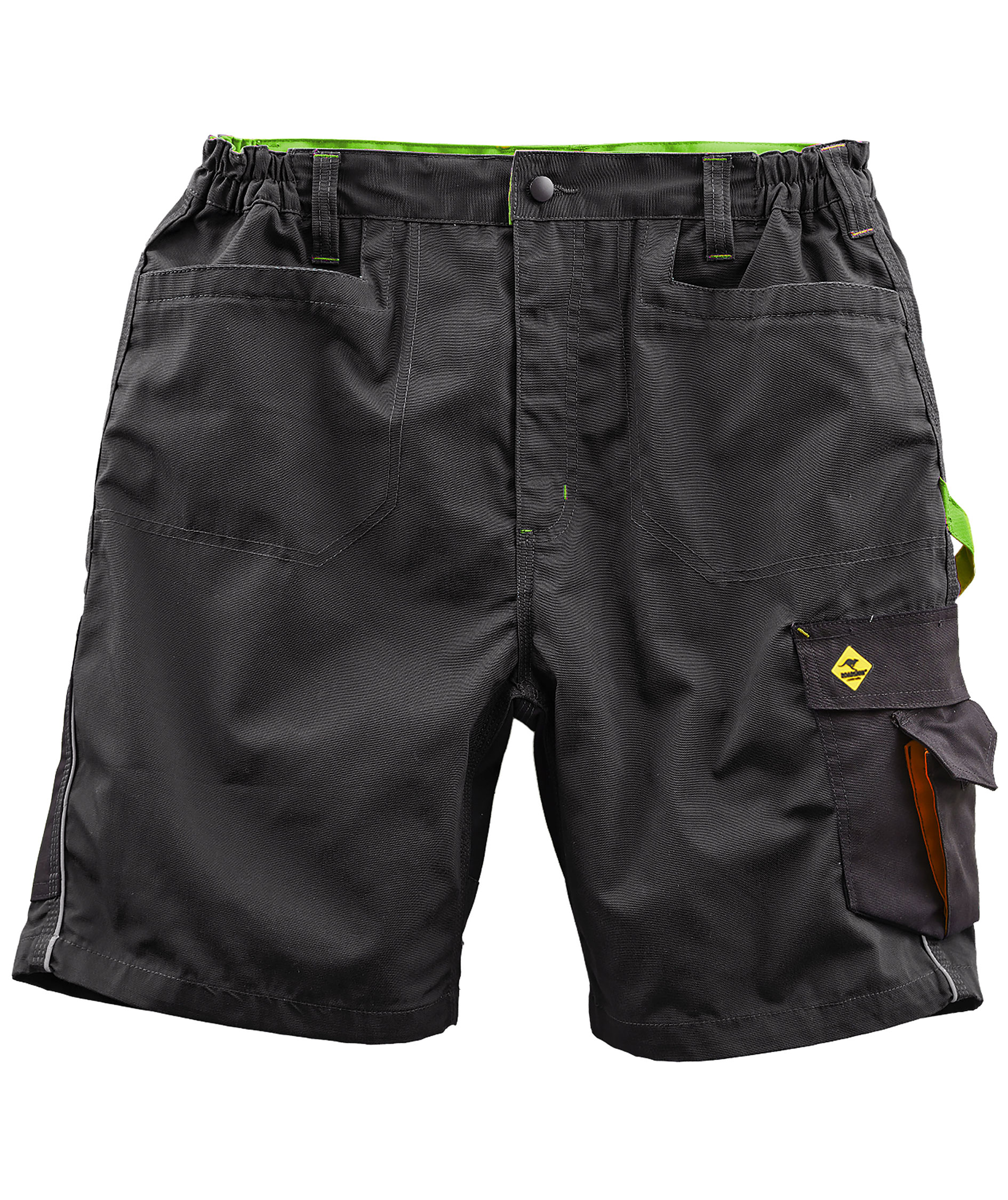 Terrax arbetsshorts till barn, Svart/Lime