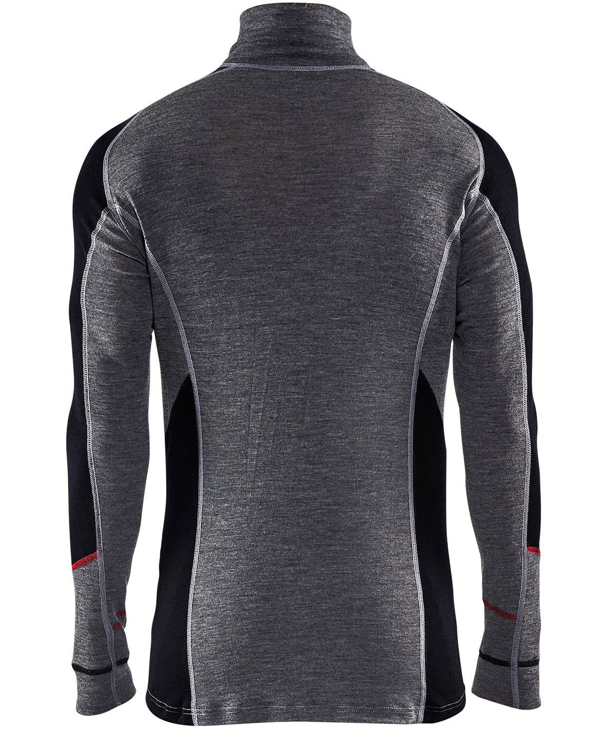 Bl&aring;kl&auml;der XWARM undertr&ouml;ja med merinoull, Gr&aring;/Svart