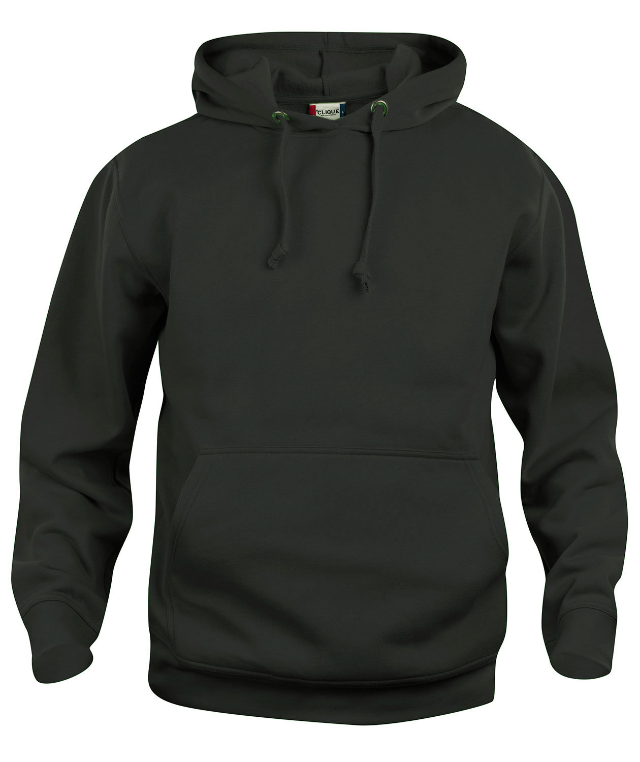 Clique Basic hoodie, Svart, Svart, swatch