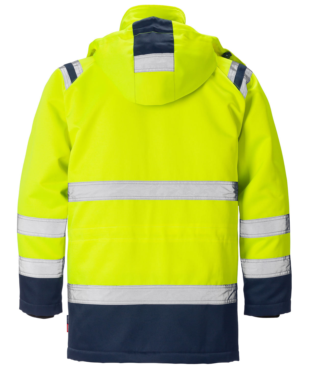 Fristads Parka 4042, Hi-vis gelb/marine, large image number 1