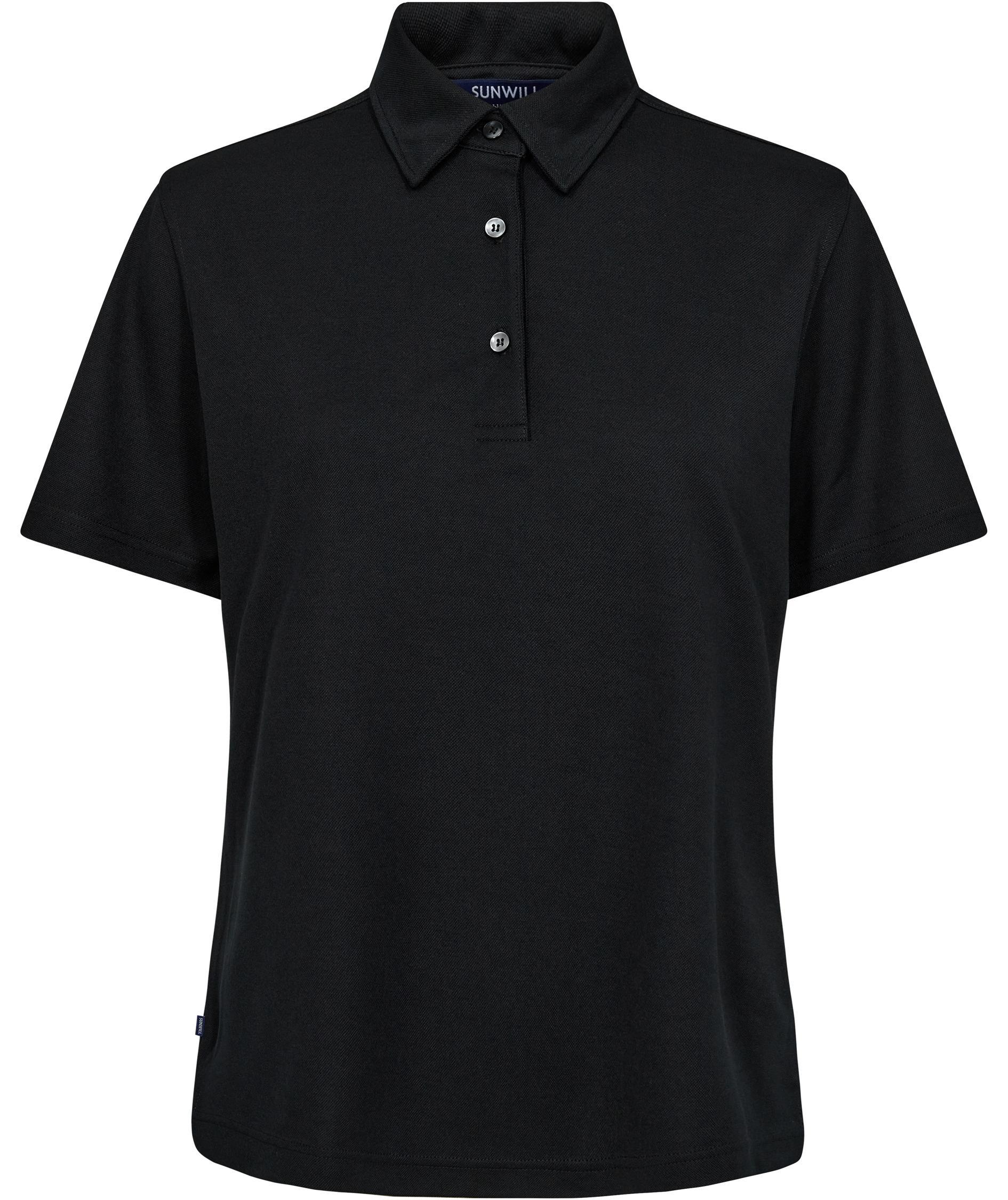 Sunwill dame polo T-skjorte, Black