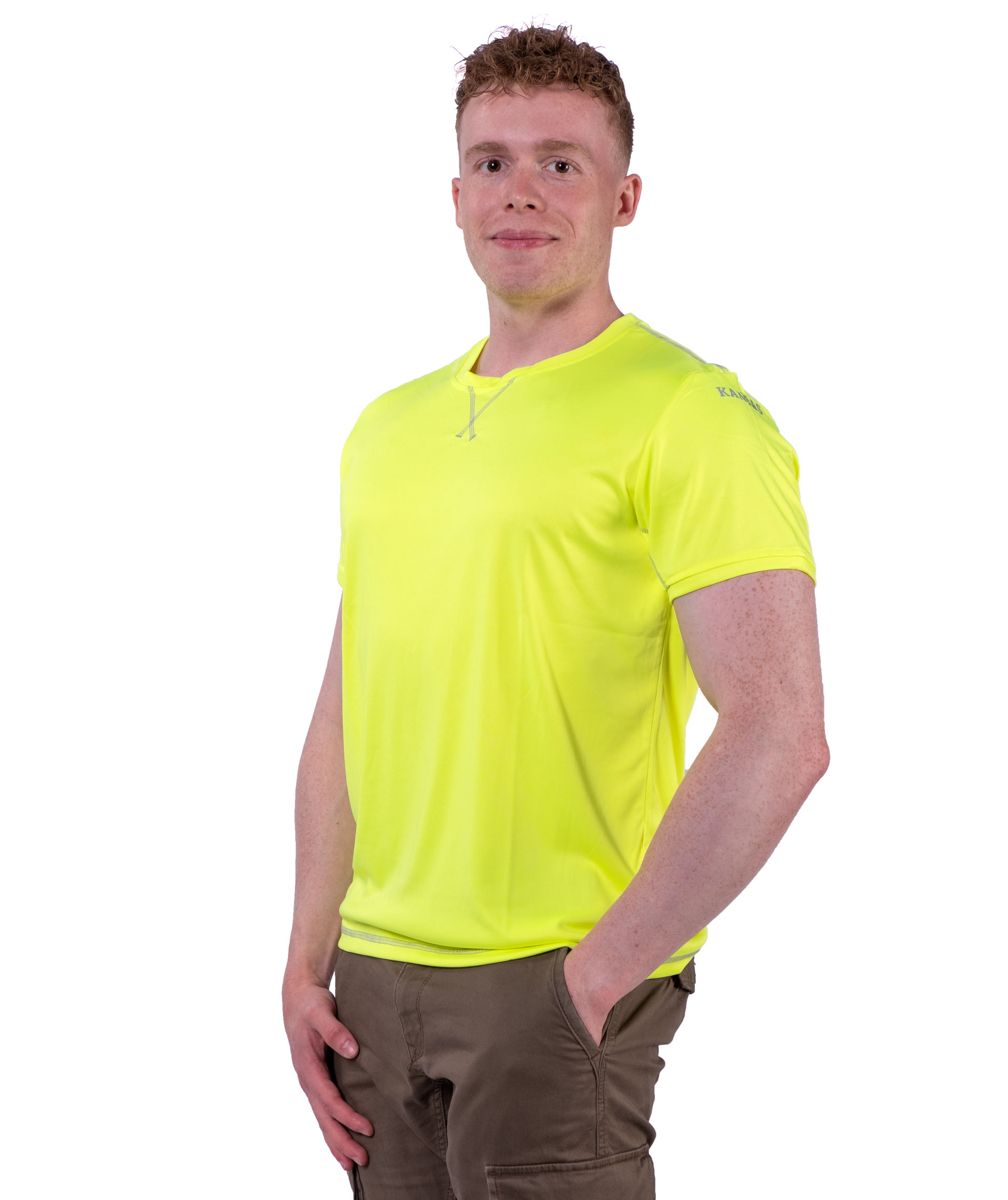 Kansas functional T-shirt 7455, Light yellow, large image number 1