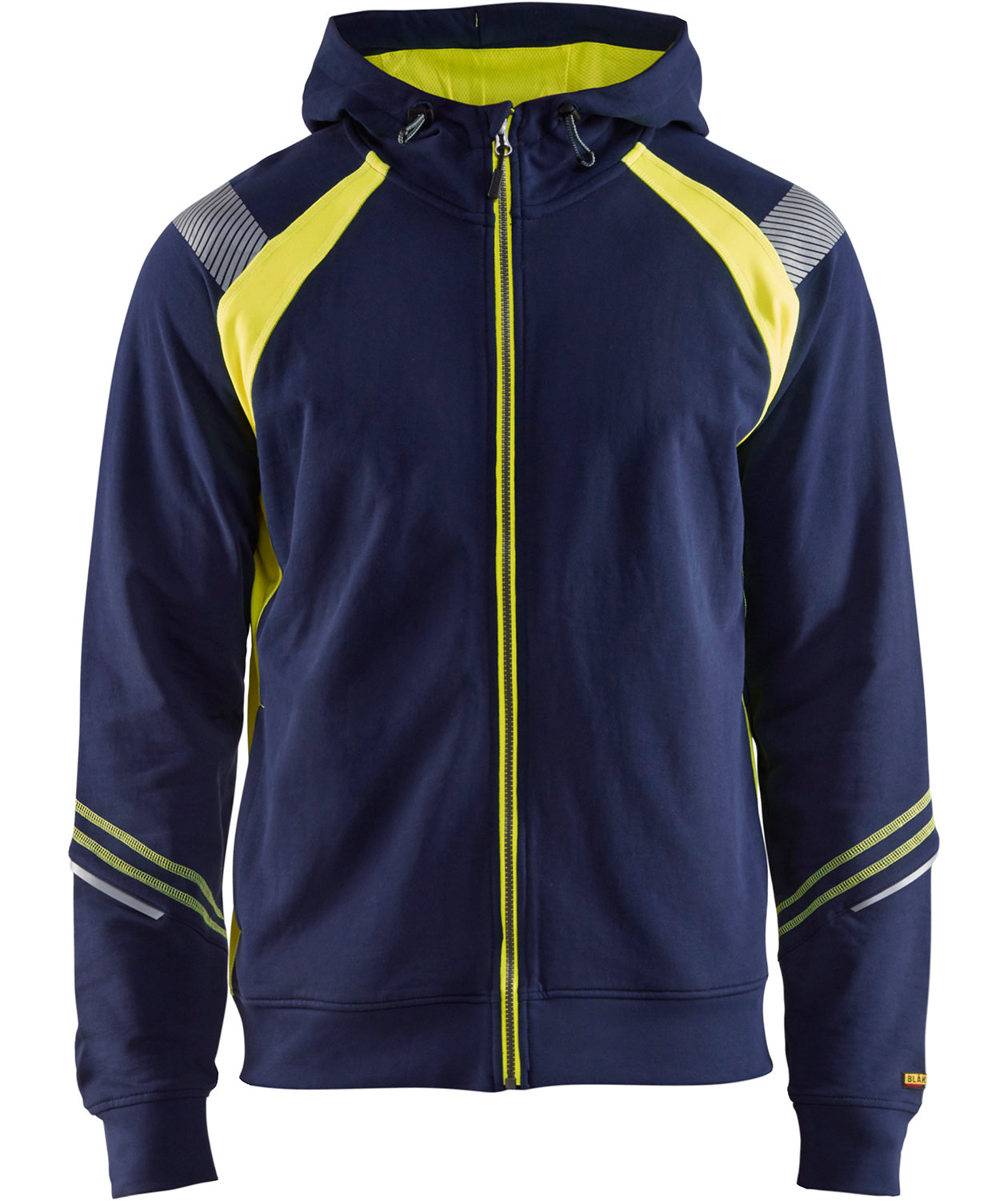 Bl&aring;kl&auml;der h&aelig;ttetr&oslash;je, Marine/Hi-Vis gul, Marine/Hi-Vis gul, swatch