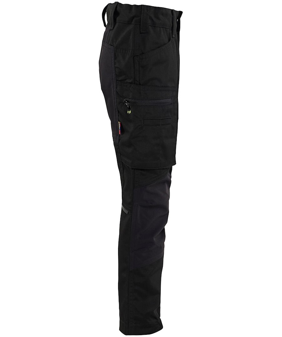 Bl&aring;kl&auml;der work trousers for kids, Black, large image number 3