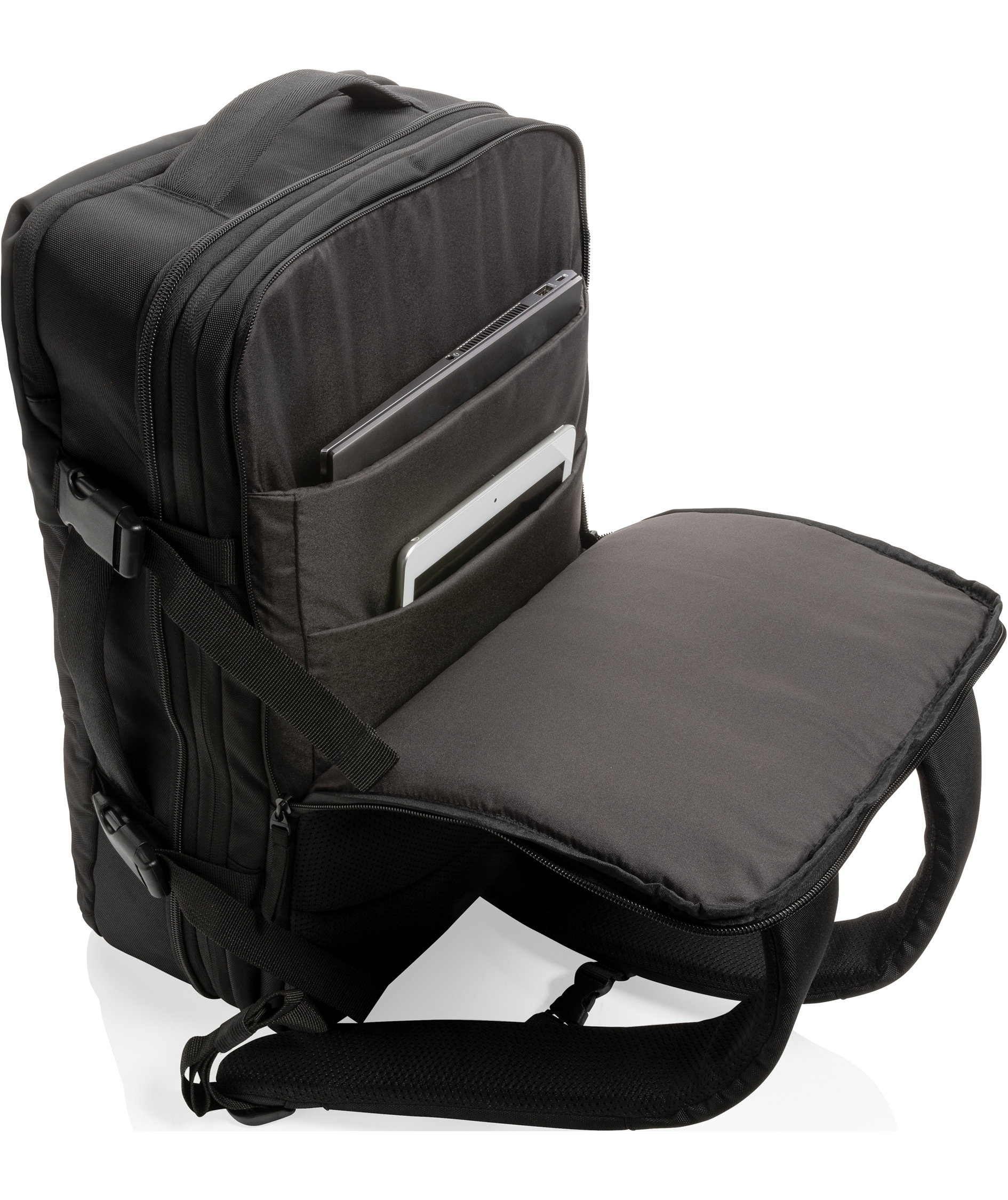 Swiss Peak weekend rejserygs&aelig;k 27L, Sort, Sort, large image number 5