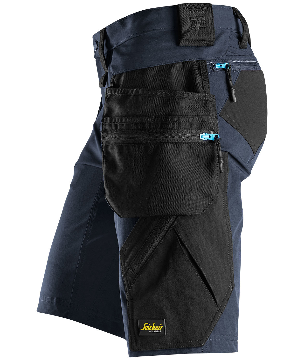 Snickers LiteWork craftsman trousers 6108 full stretch, Navy/Black, large image number 2