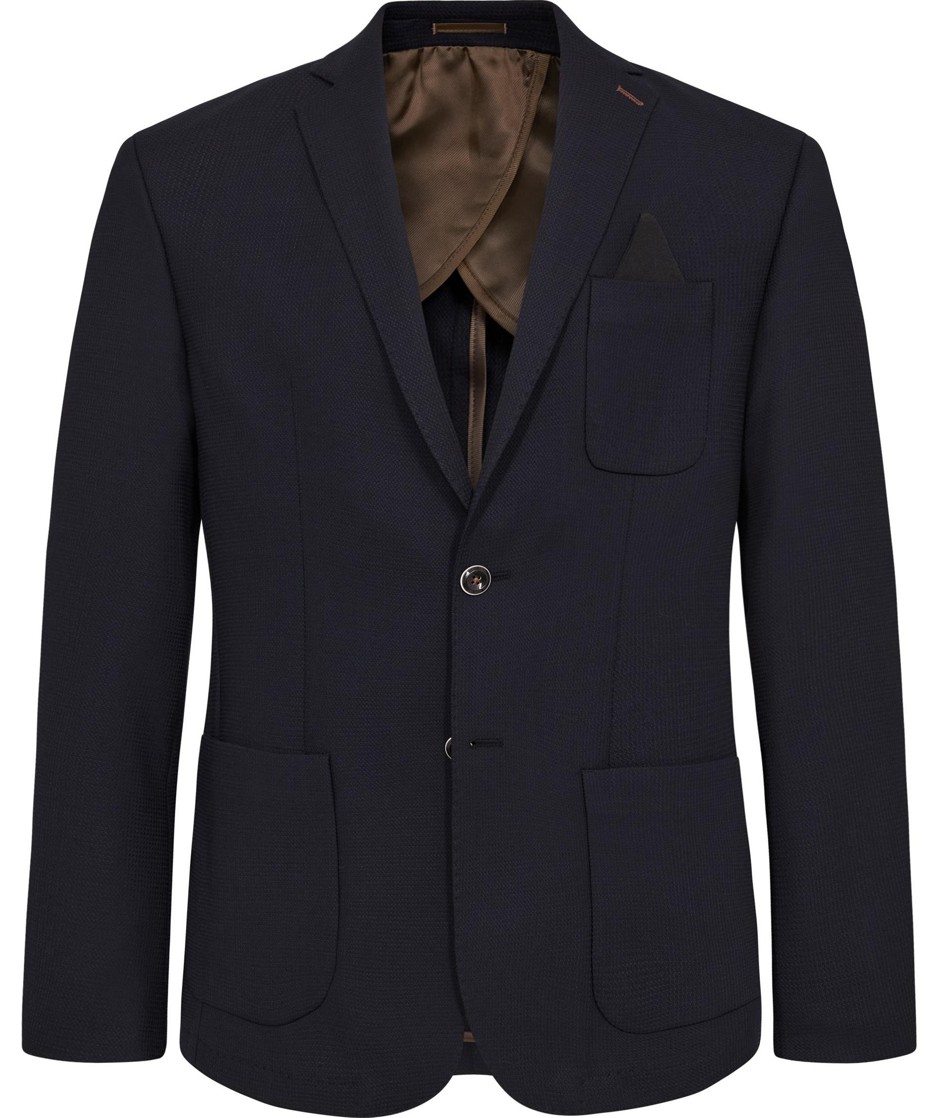 Sunwill Modern fit blazer Dressjakke med ull, Dark navy