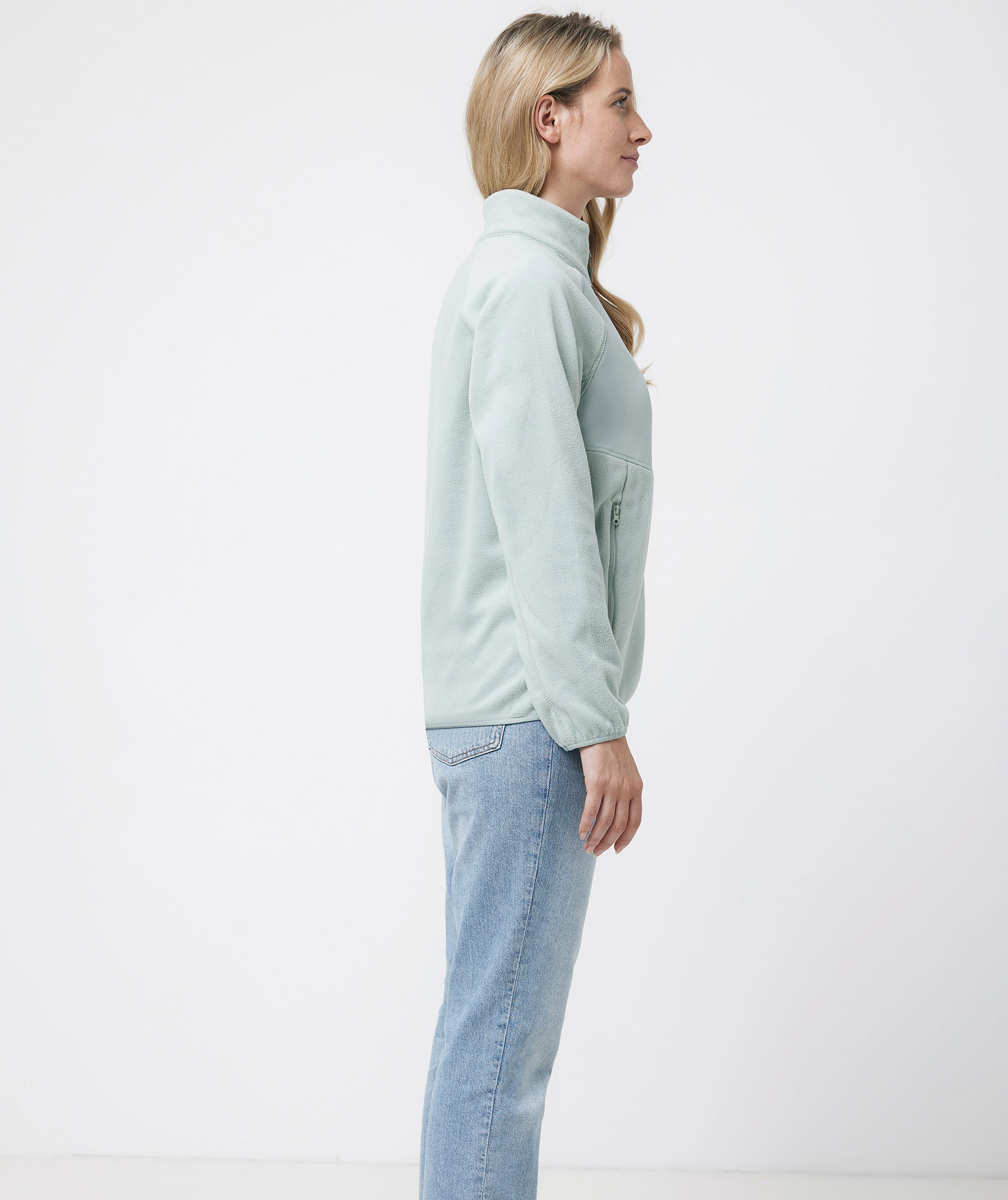 Iqoniq Talung fleecetr&oslash;je, Iceberg Green, large image number 4