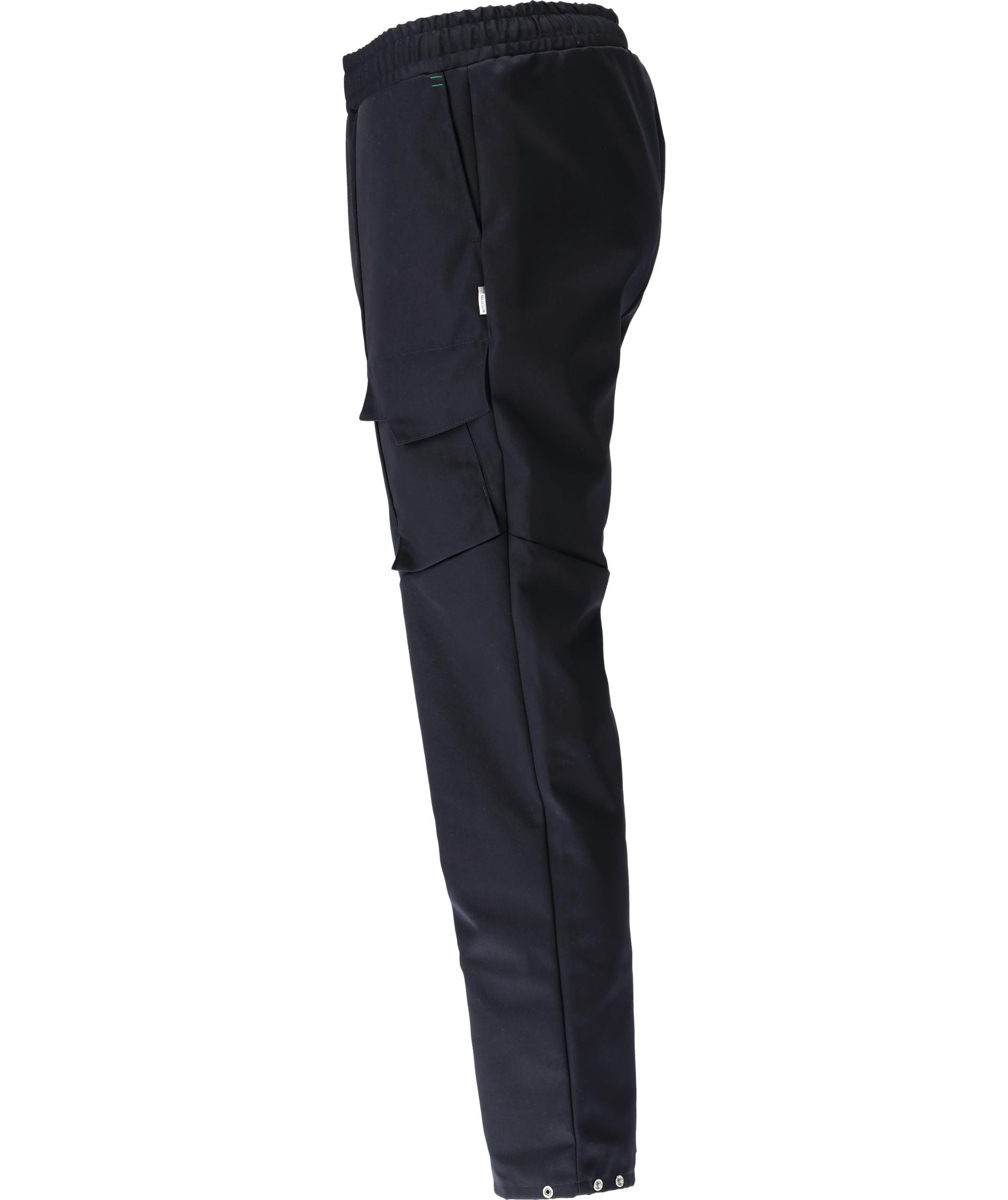 Mascot Food & Care HACCP-godkjent bukse med l&aring;rlommer med l&aring;rfickor, M&oslash;rk Marine, large image number 2