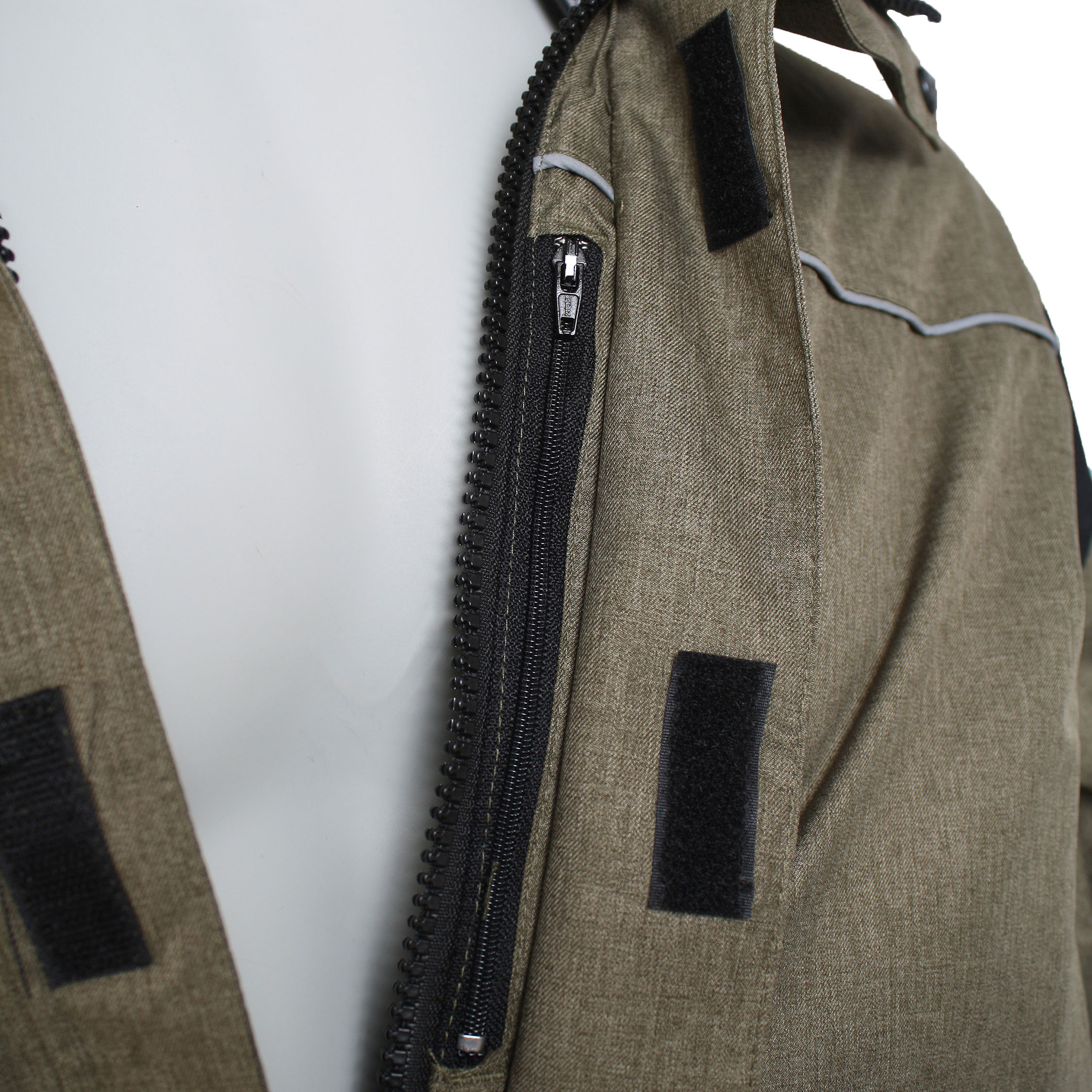 Lyngs&oslash;e vinterkedeldragt, Olivengr&oslash;n/Sort, large image number 4