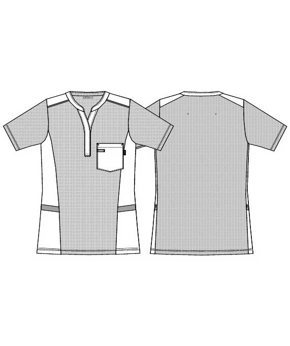 Kentaur Pique Damen Kasack, Himbeerrot Melange, large image number 3