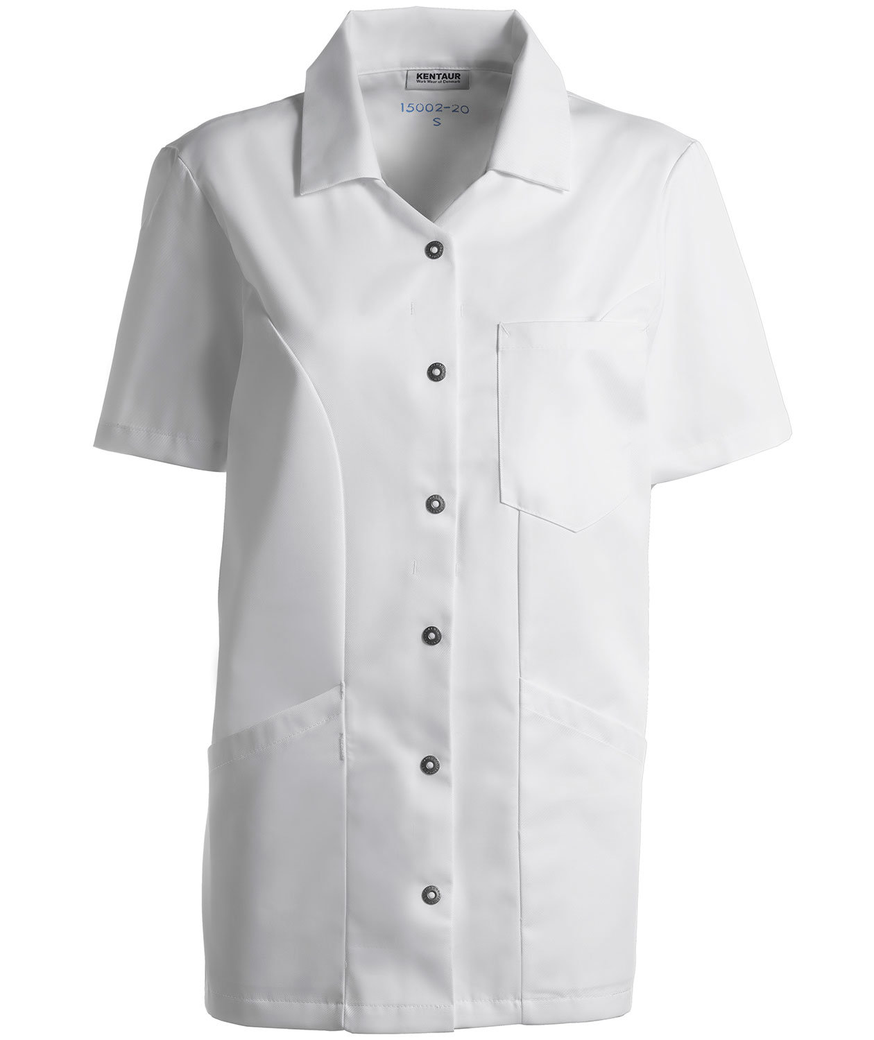 Kentaur kortermet dame funksjonsskjorte, Hvit