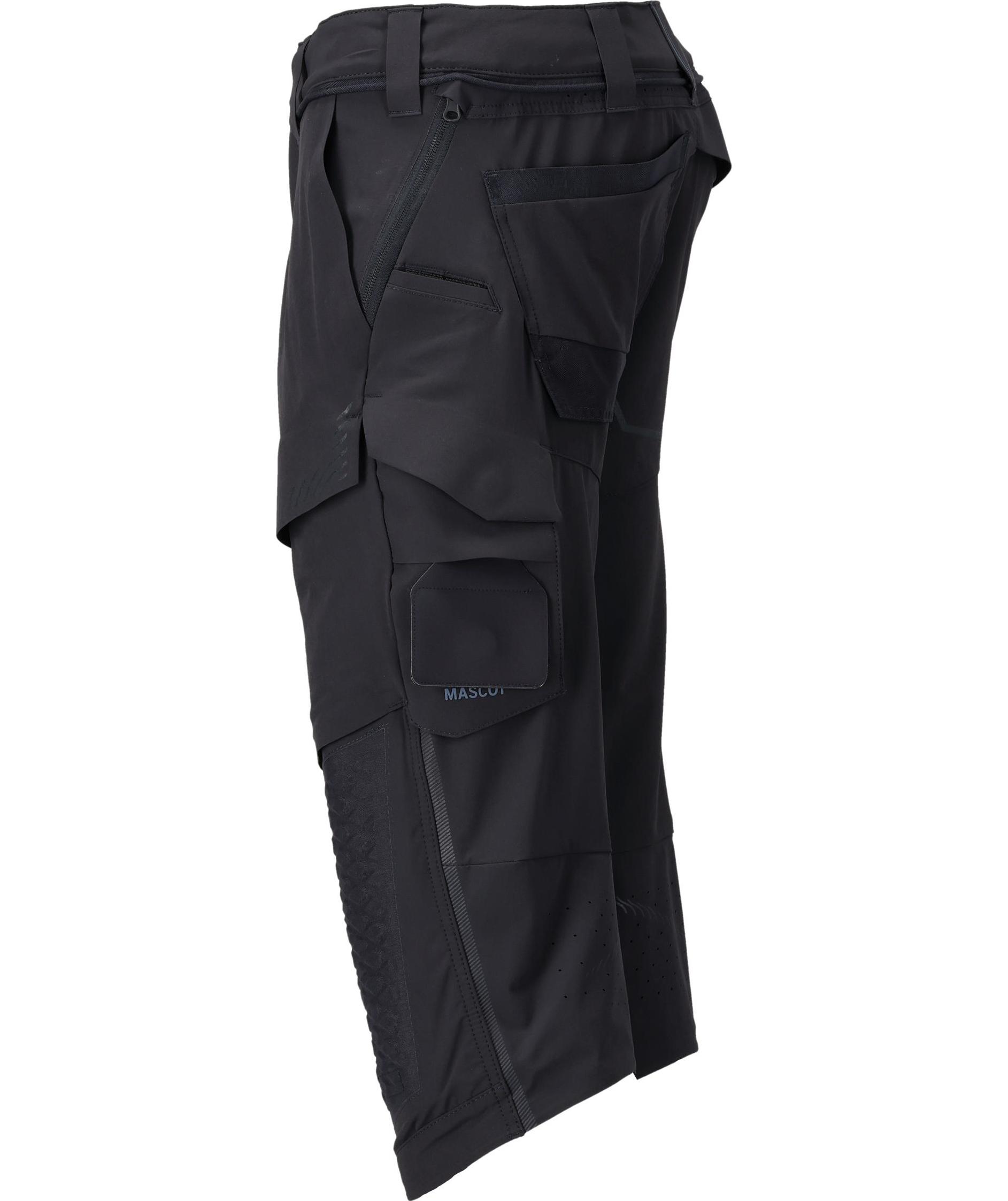 Mascot Customized arbetspiratbyxa full stretch, M&ouml;rk Marinbl&aring;, large image number 4