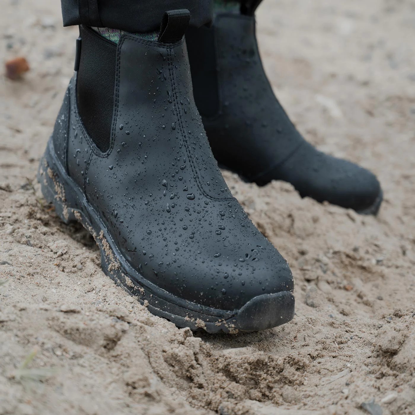 Woden Marvin Track Waterproof Reflective st&oslash;vler, Svart, large image number 8